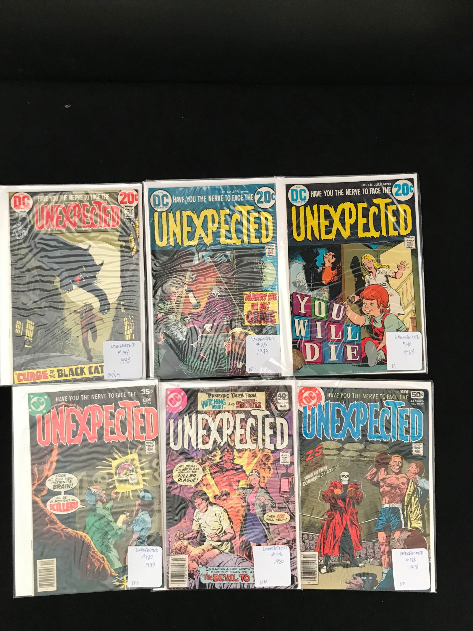 DC COMICS UNEXPECTED BRONZE AGE COMIC BOOK LOT (1 of 1)