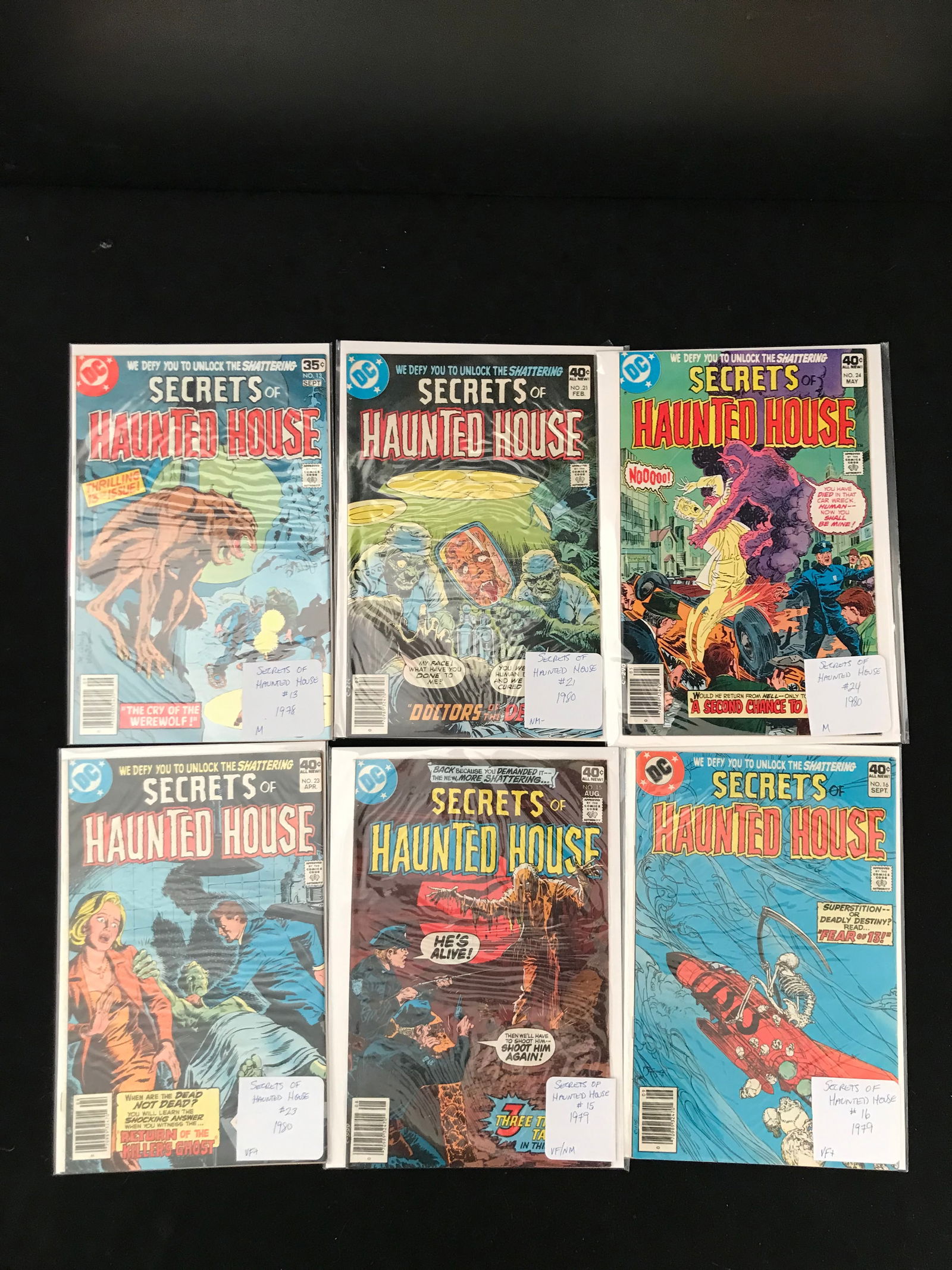 DC COMICS SECRETS OF THE HAUNTED HOUSE BRONZE AGE COMIC BOOK LOT (1 of 1)