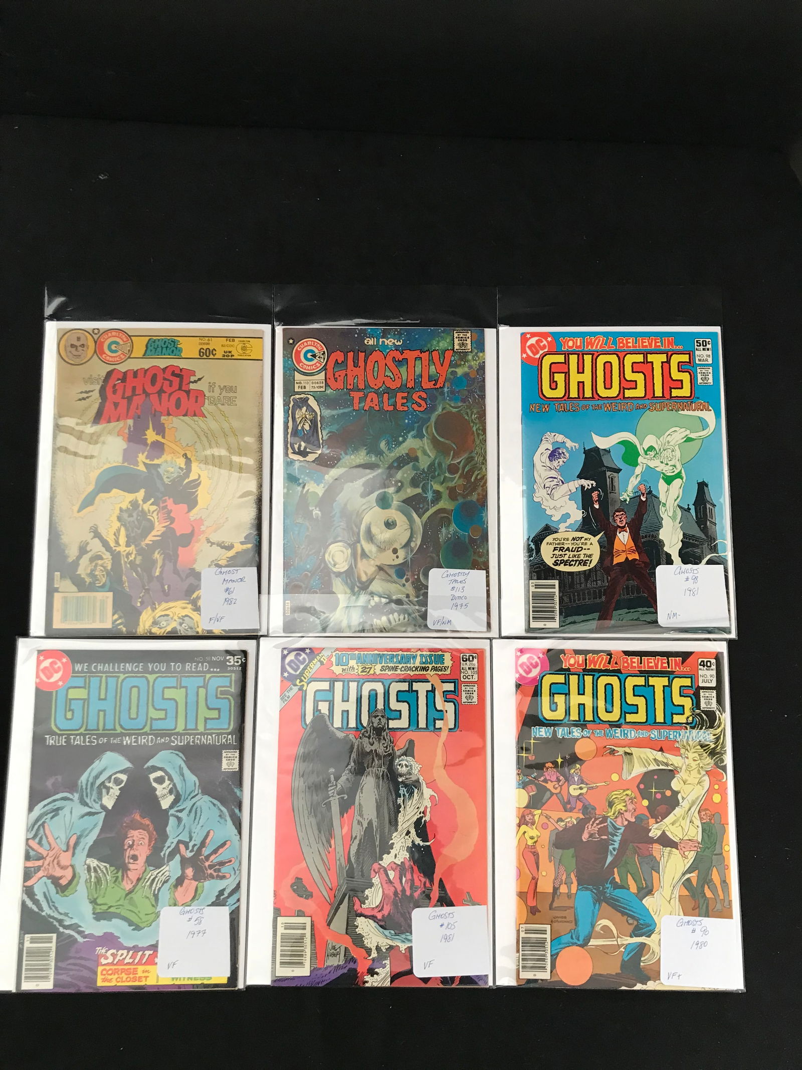 DC COMICS GHOSTS BRONZE AGE COMIC BOOK LOT (1 of 1)