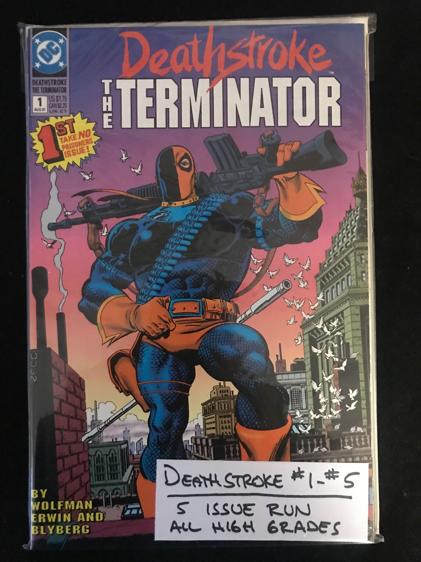 DC COMICS NO.1-5 DEATH STROKE (5 ISSUE RUN) (1 of 1)