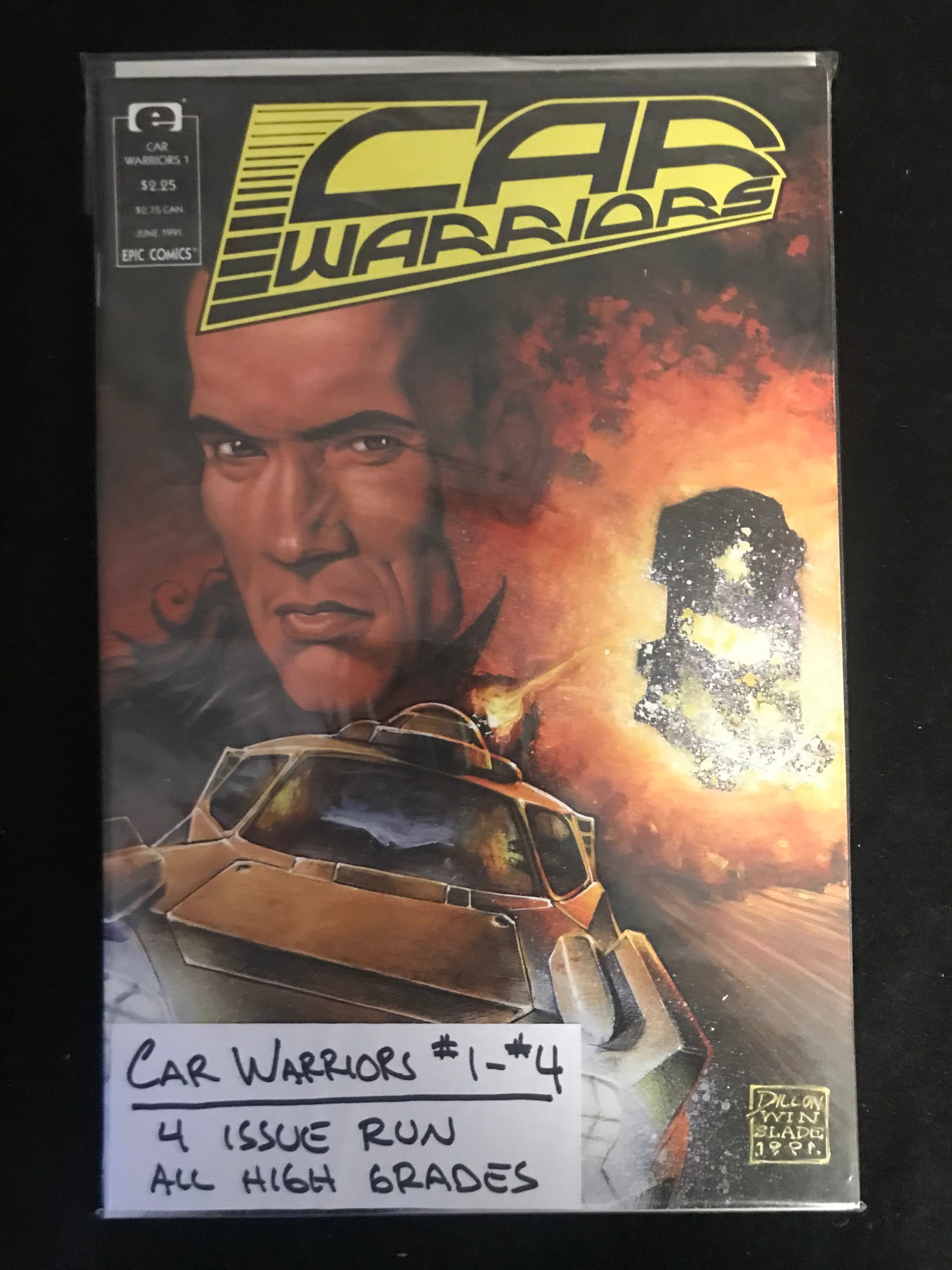 EPIC COMICS NO.1-4 CAR WARRIORS (4 ISSUE RUN) (1 of 1)