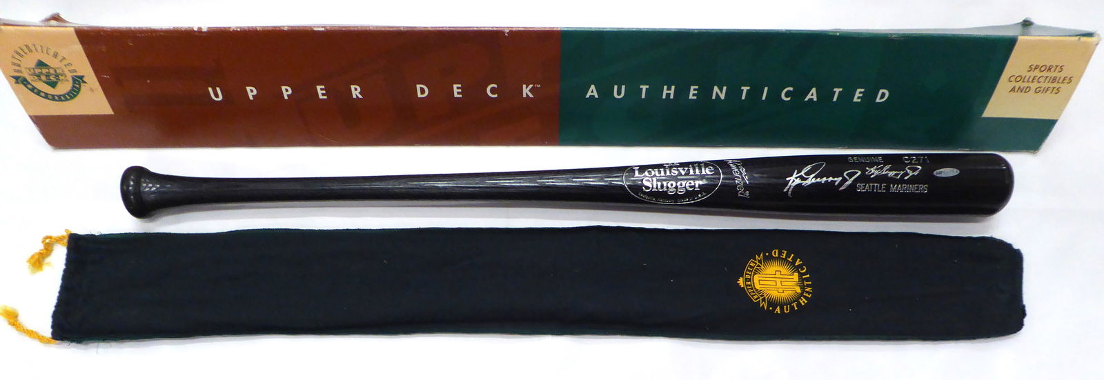 Ken Griffey Jr. Autographed Louisville Slugger C271 Bat Seattle Mariners UDA Holo (1 of 3)