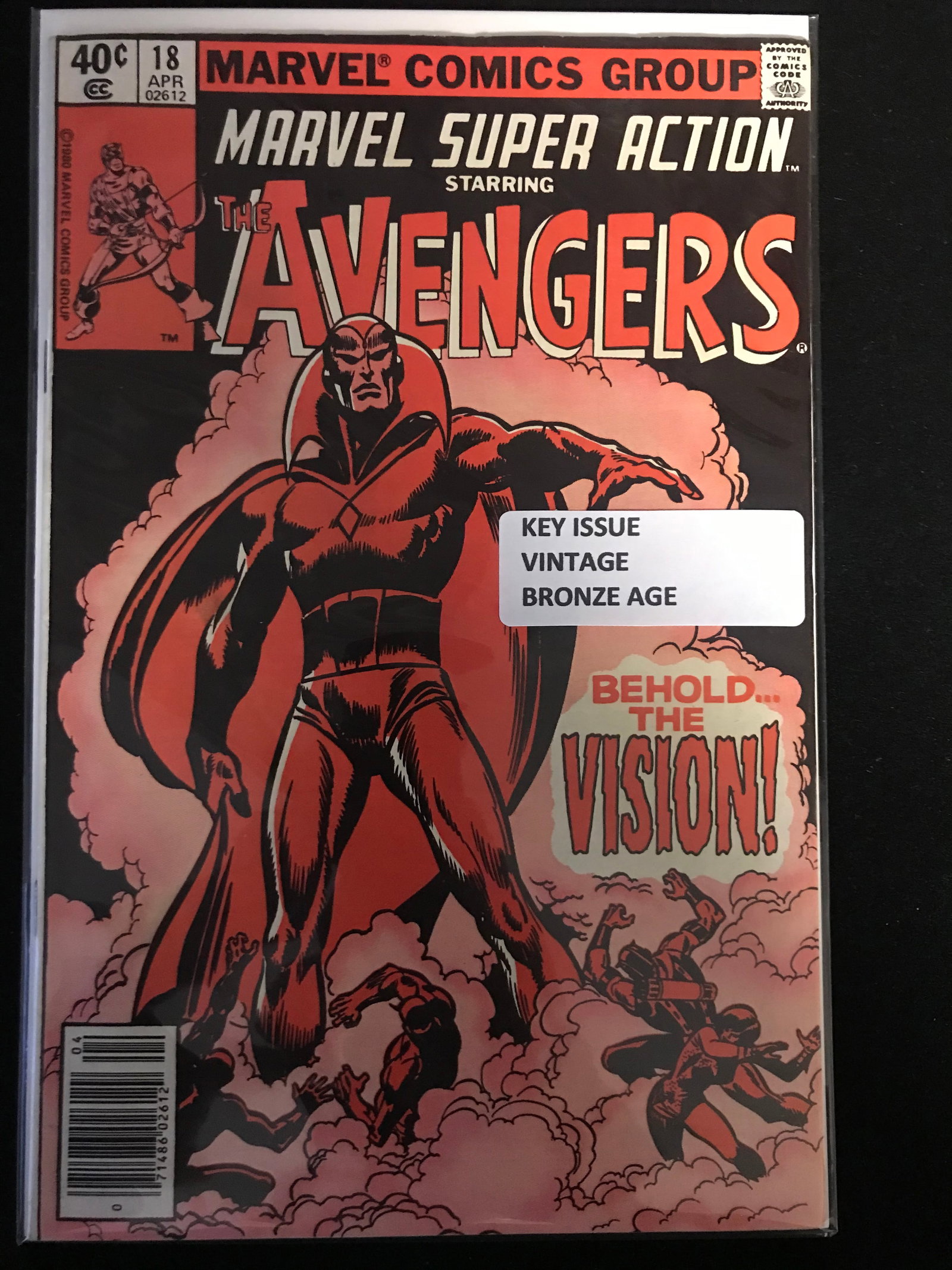 MARVEL COMICS THE AVENGERS NO.18 (1ST VISION) (1 of 1)
