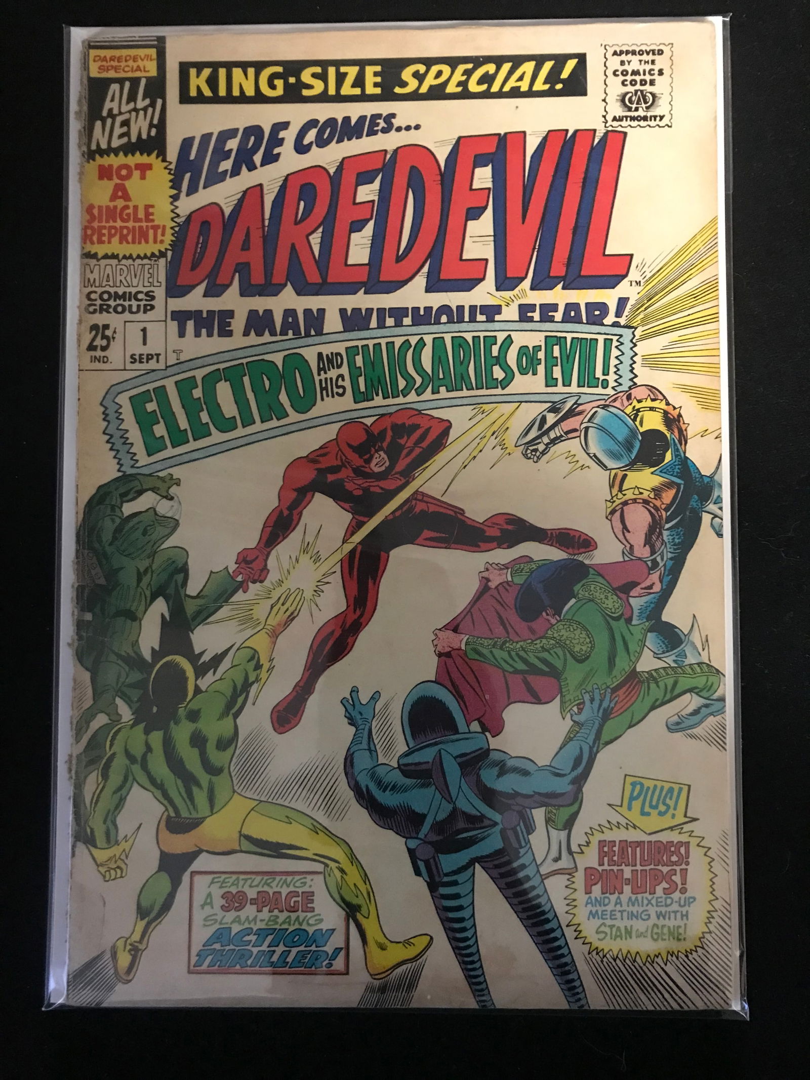 MARVEL COMICS KING SIZE SPECIAL DAREDEVIL NO.1 (1 of 1)
