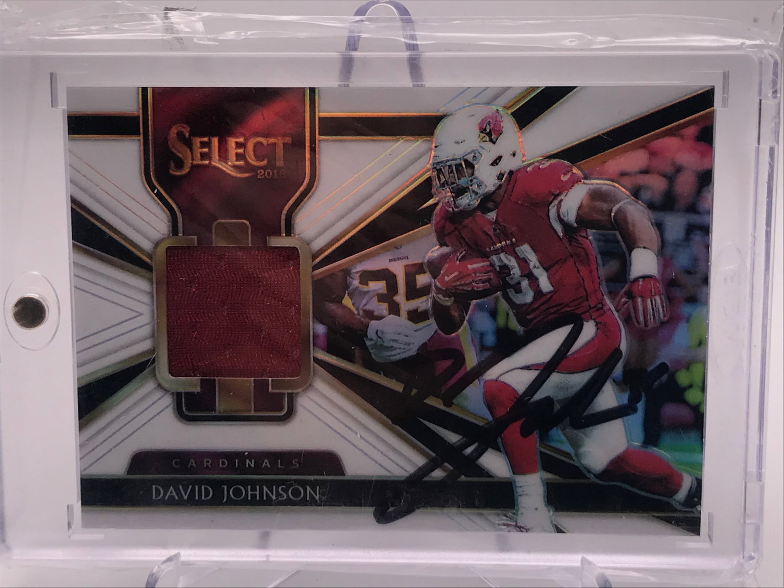 2019 PANINI SELECT DAVID JOHNSON PATCH AUTO 27/99: Prices are in Canadian dollars