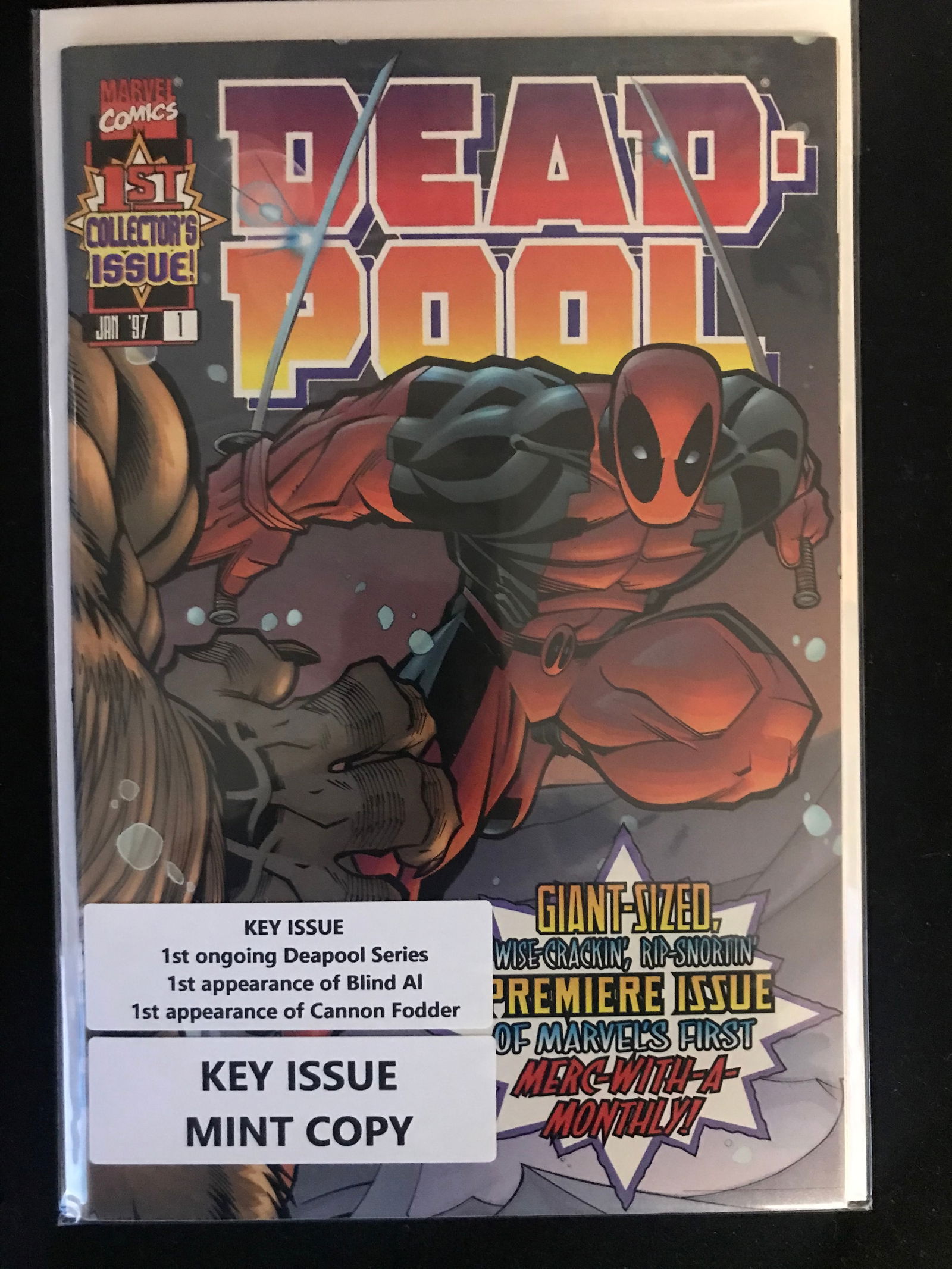 MARVEL COMICS NO.1 DEADPOOL (1ST APP OF BLIND AL) (1 of 1)