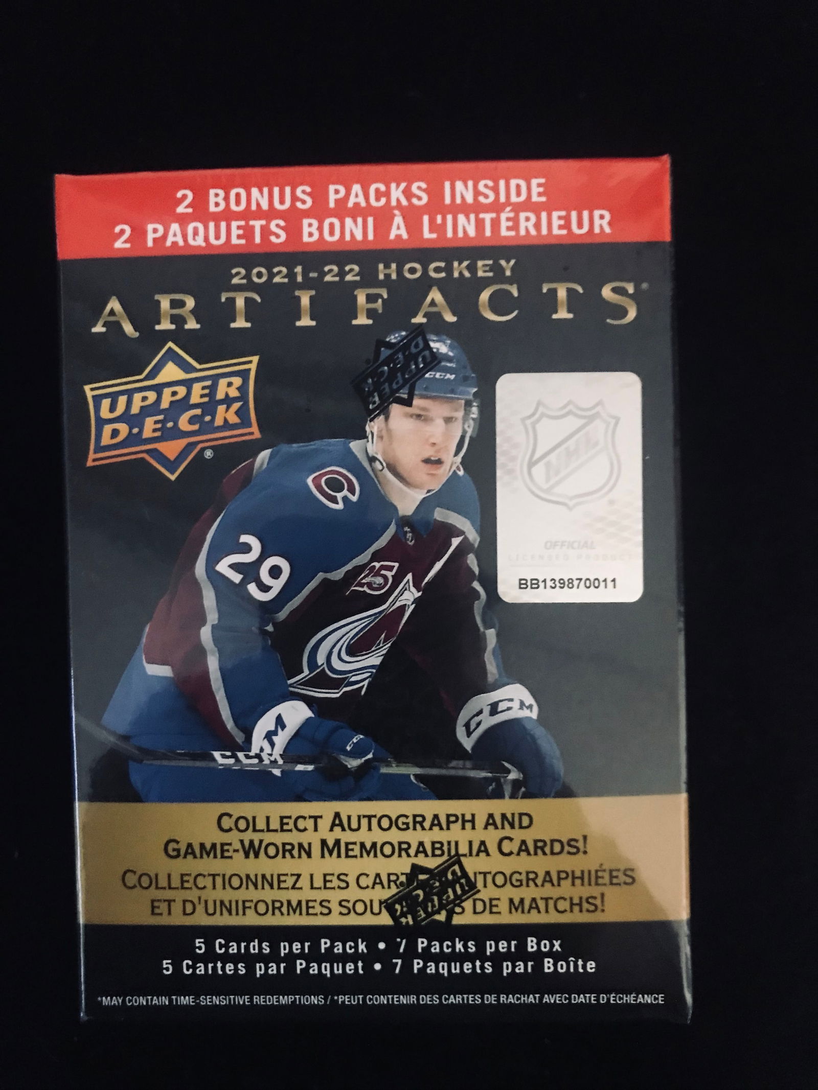 SEALED 2021-22 UPPER DECK ARTIFACTS BLASTER BOX (1 of 1)