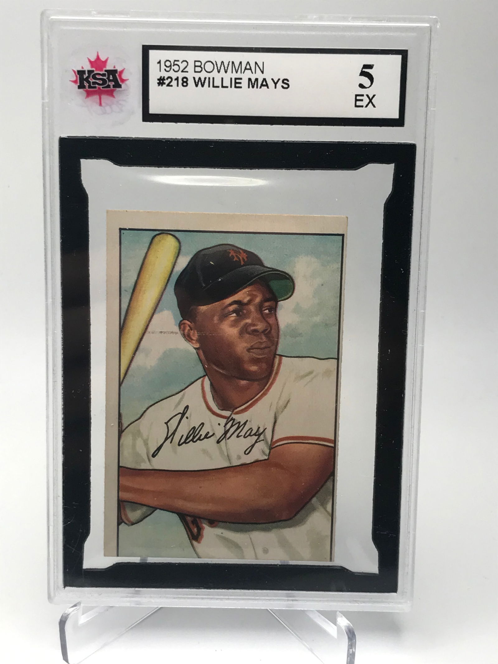 1952 BOWMAN WILLIE MAYS (KSA 5) (1 of 2)