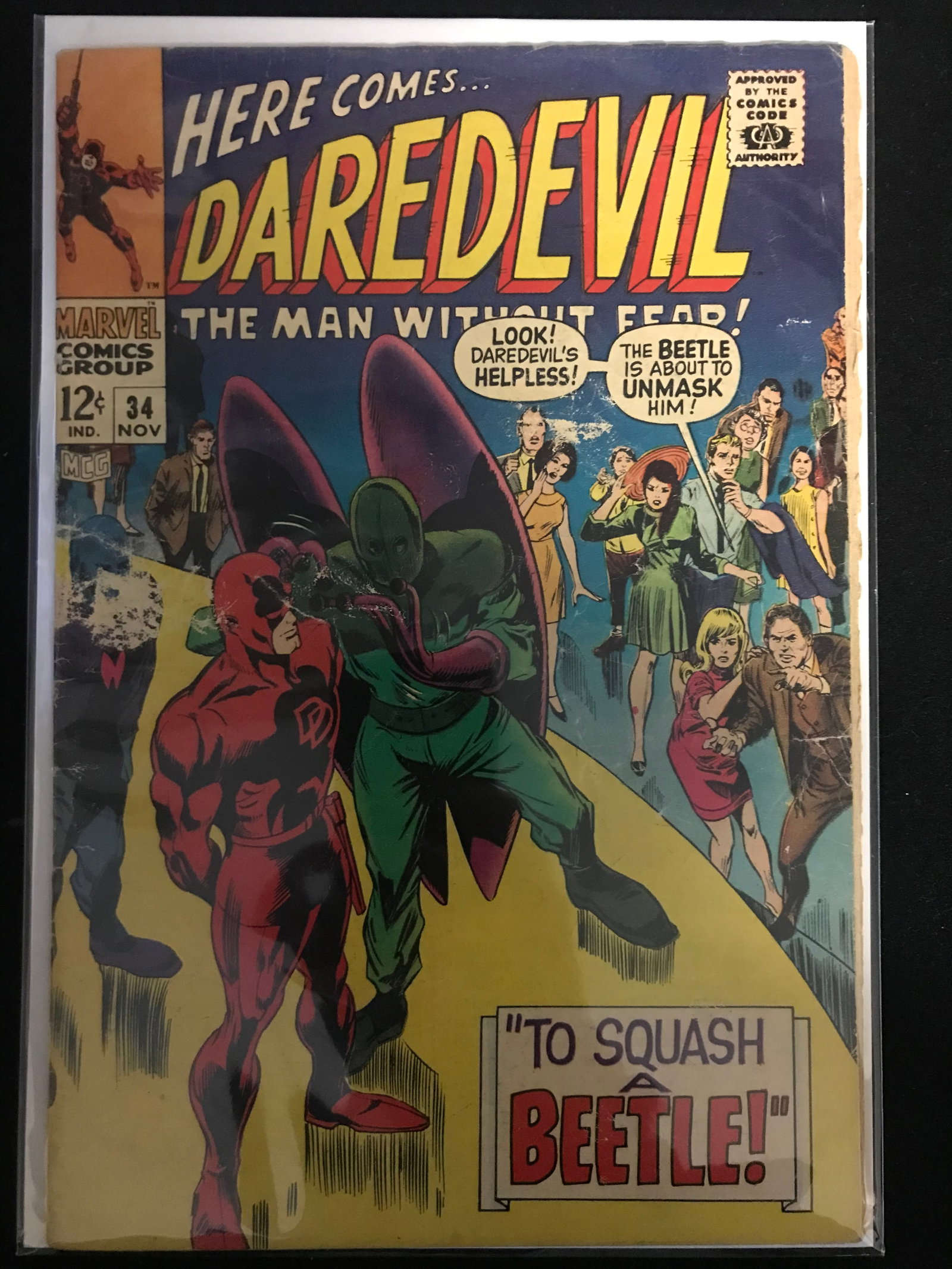 MARVEL COMICS DAREDEVIL NO.34 (1 of 1)