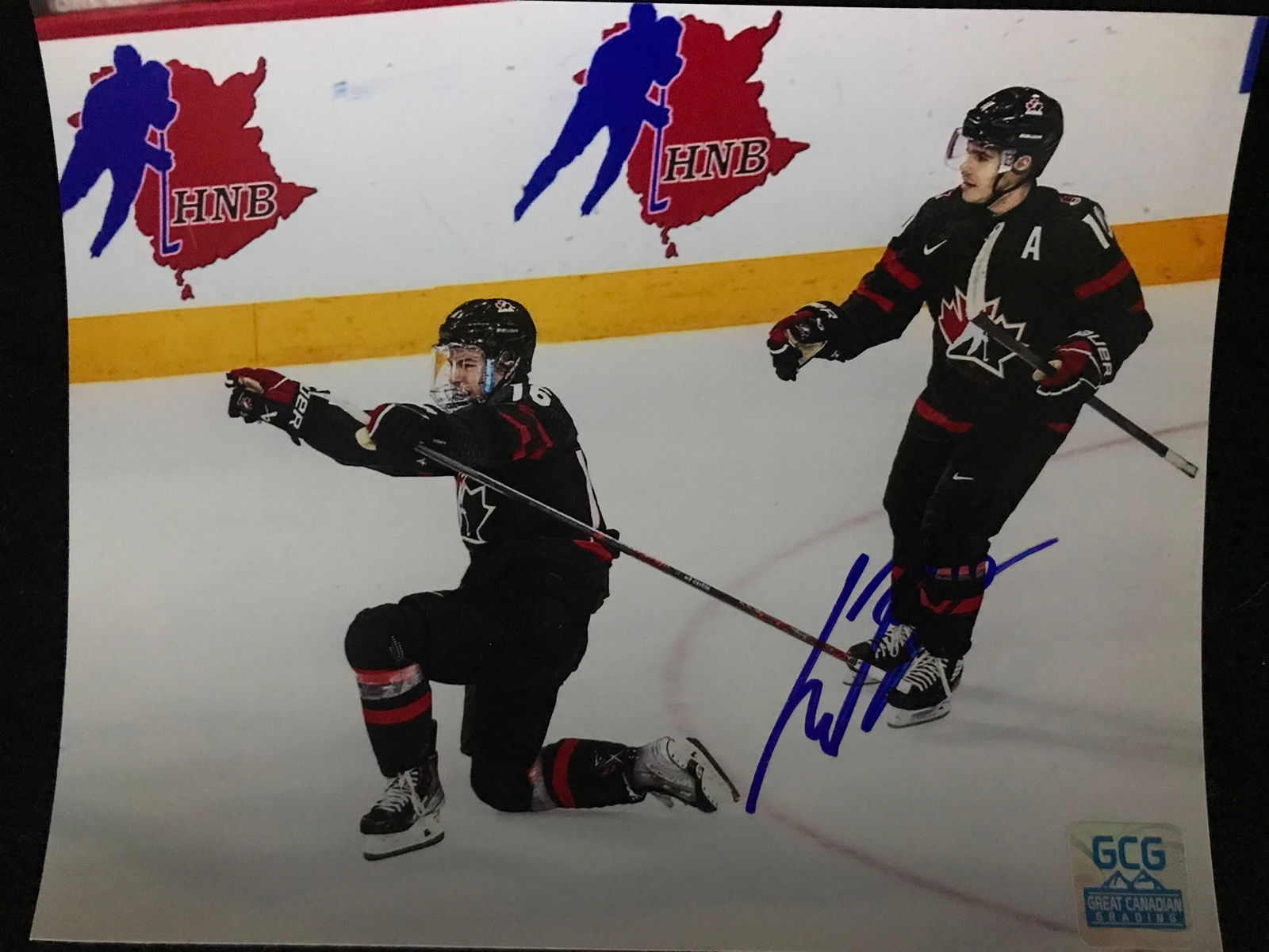 CONNOR BEDARD SIGNED TEAM CANADA 8 X 10 (GCG HOLO): Prices are in Canadian dollars