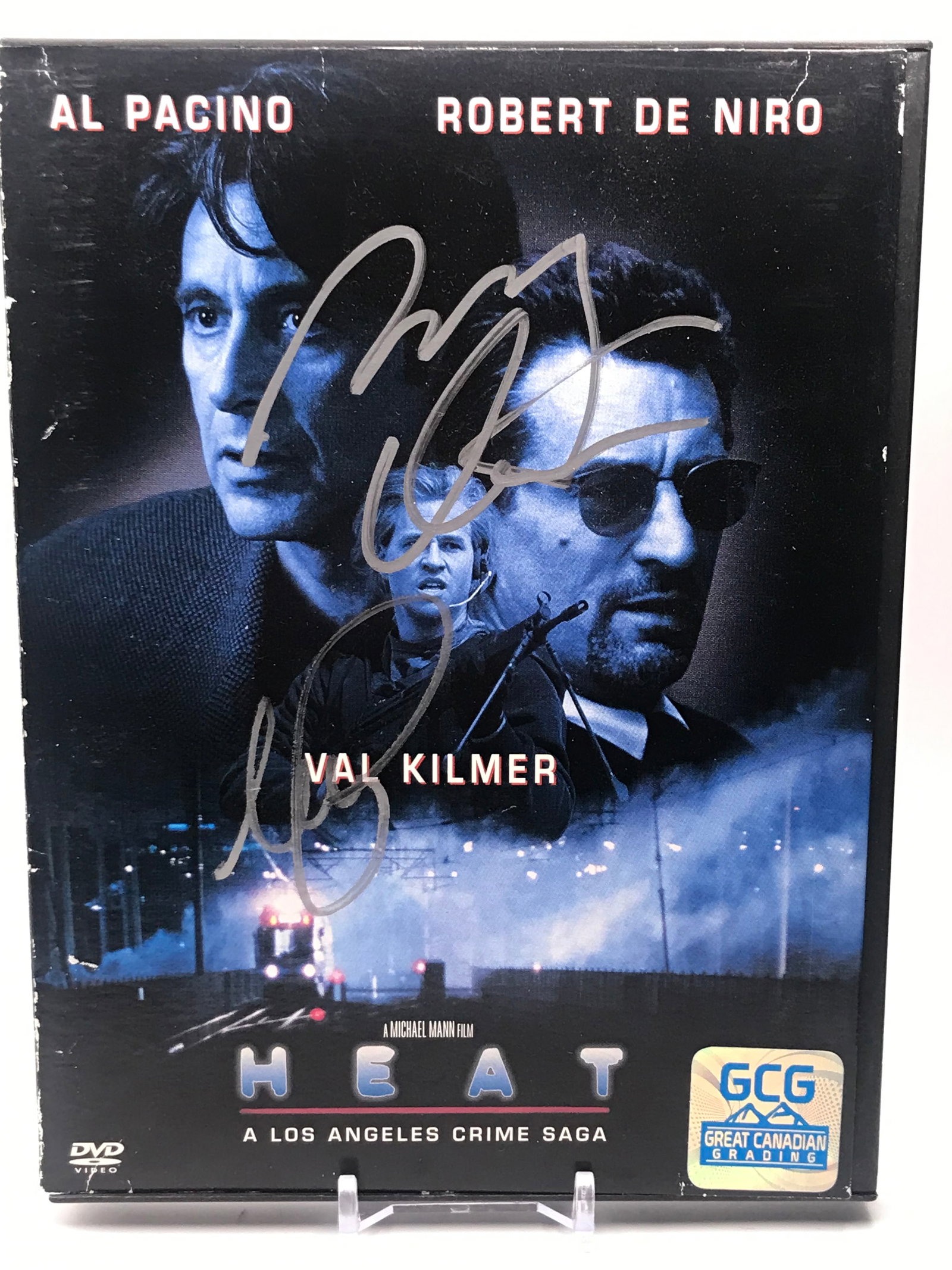 AL PACINO AND REBERT DE NIRO SIGNED 'HEAT DVD CASE W/DVD GCG COA (1 of 1)