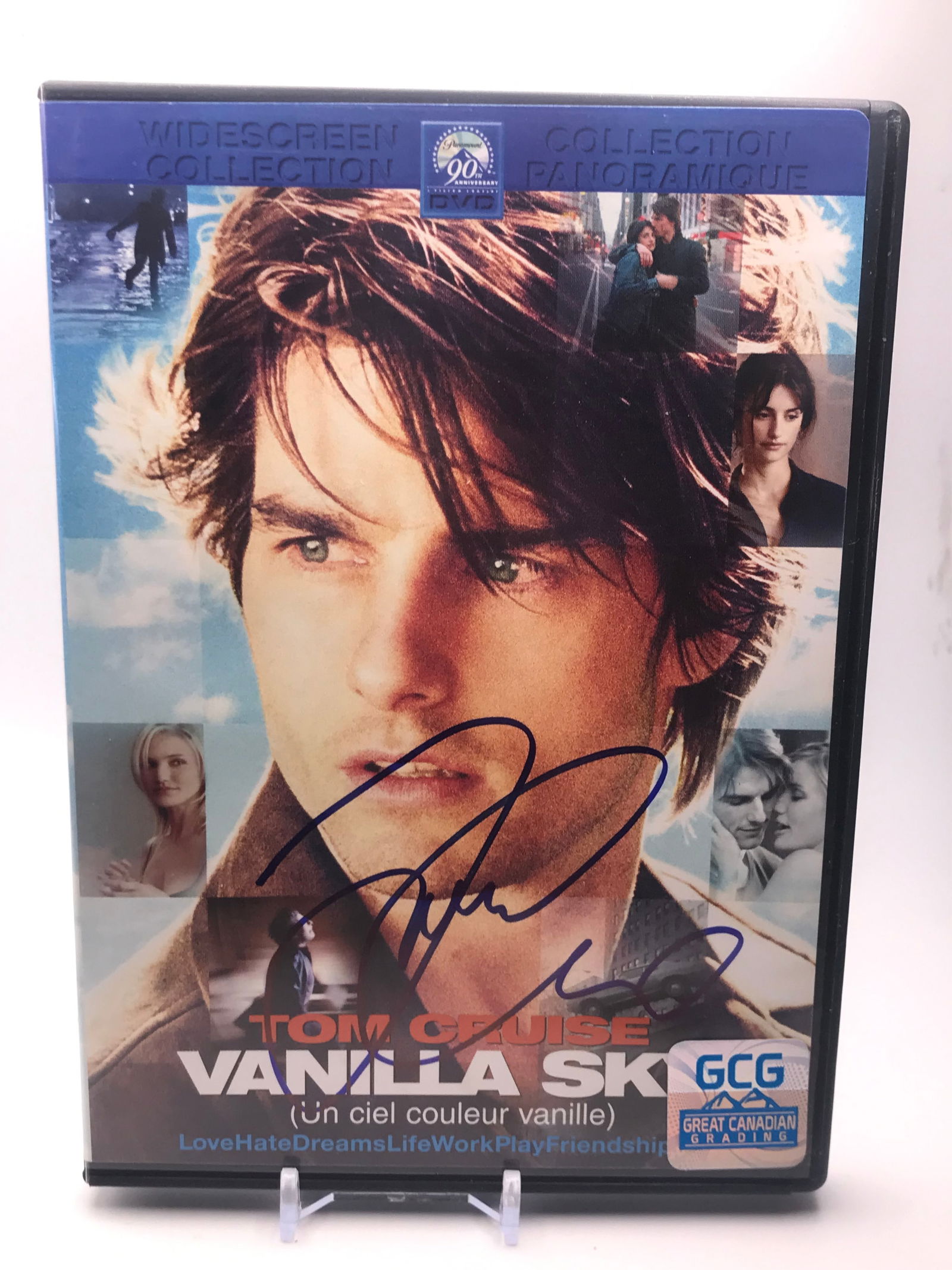 TOM CRUISE SIGNED 'VANILLA SKY DVD CASE W/DVD GCG COA (1 of 1)