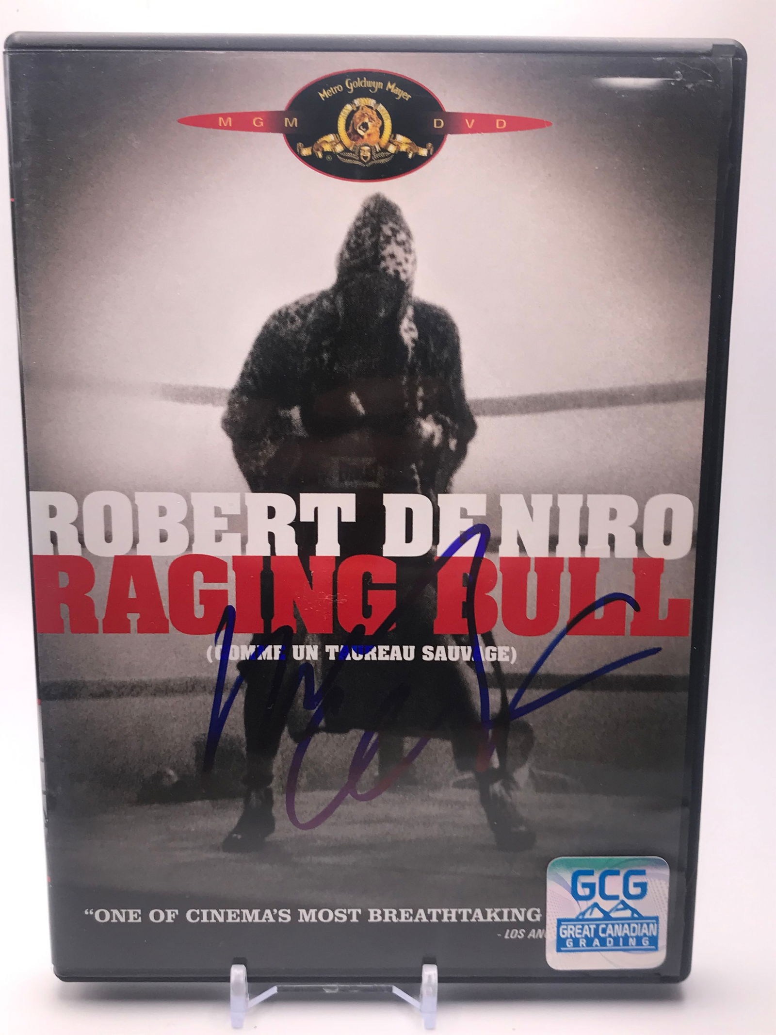 ROBERT DE NIRO SIGNED 'RAGING BULL' DVD CASE W/DVD GCG COA (1 of 1)