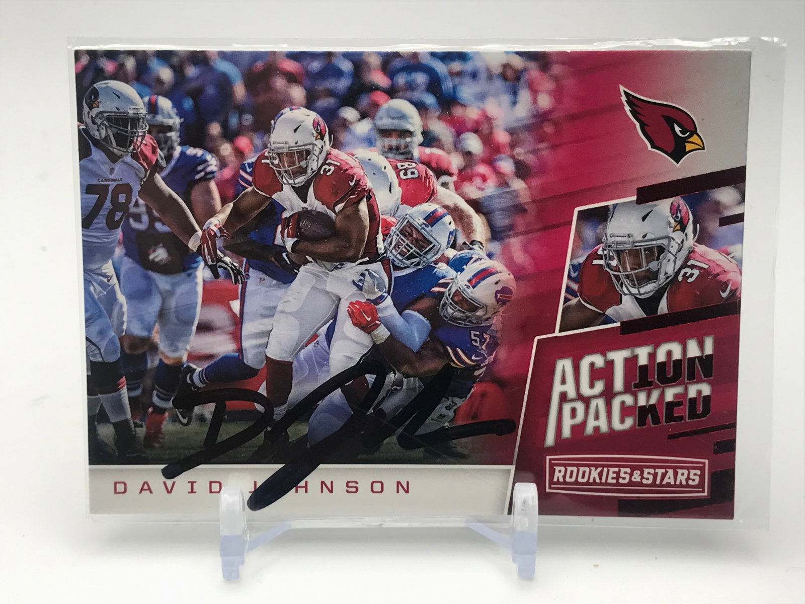 2017 PANINI ROOKIES AND STARS DAVID JOHNSON AUTO: Prices are in Canadian dollars