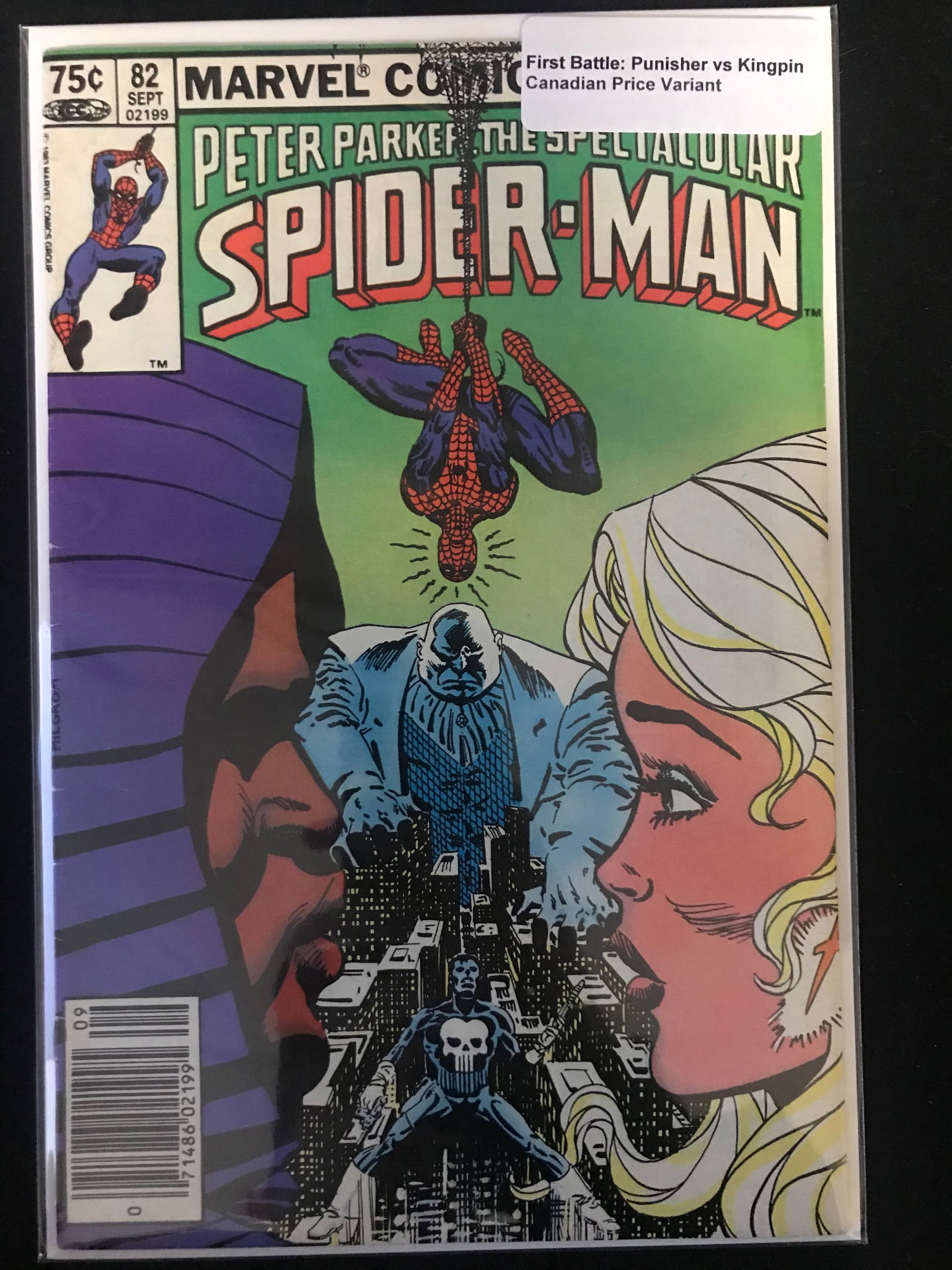 MARVE COMICS PETER PARKER AND THE SPECTACULAT SPIDER-MAN NO.82: Prices are in Canadian dollars