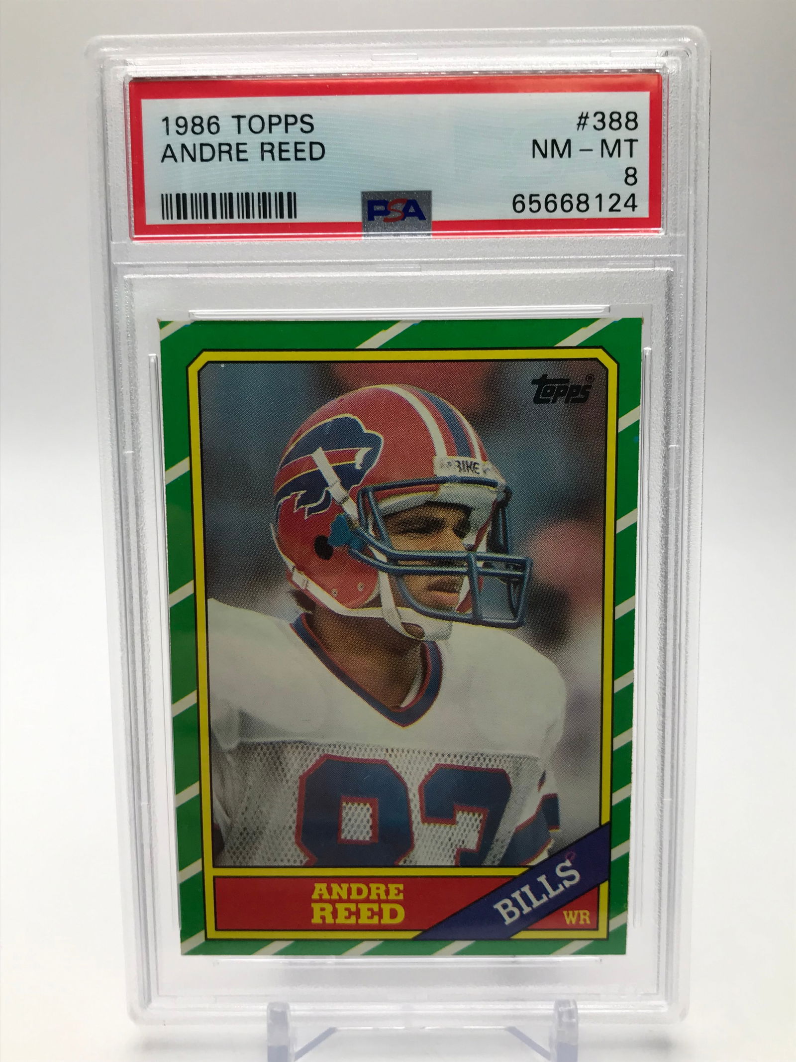 1986 TOPPS ANDRE REED (PSA 8) (1 of 1)