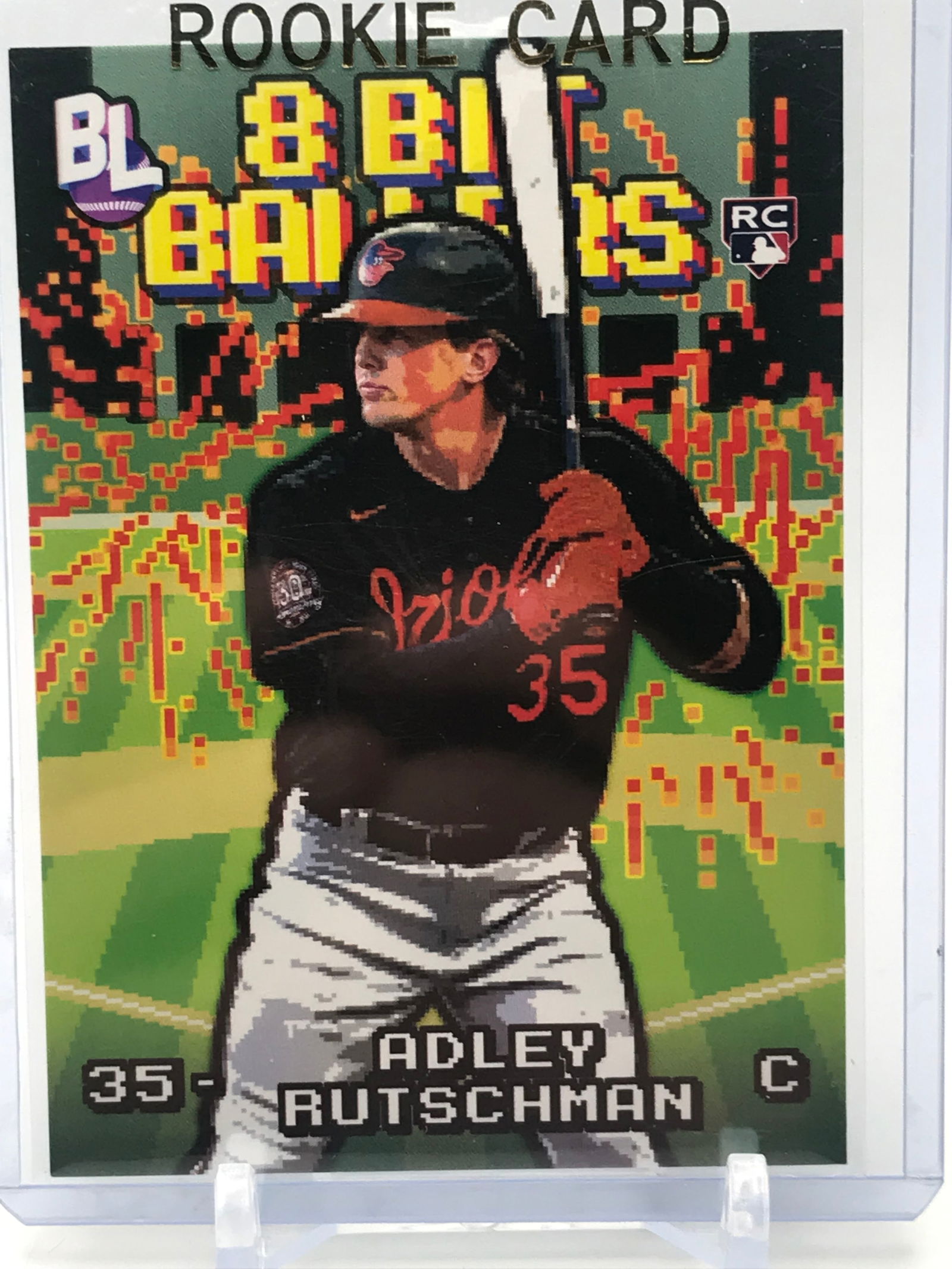 2023 TOPPS BASEBALL ADLEY RUTSCHMAN 8 BIT BALLERS INSERT ROOKIE CARD (1 of 2)