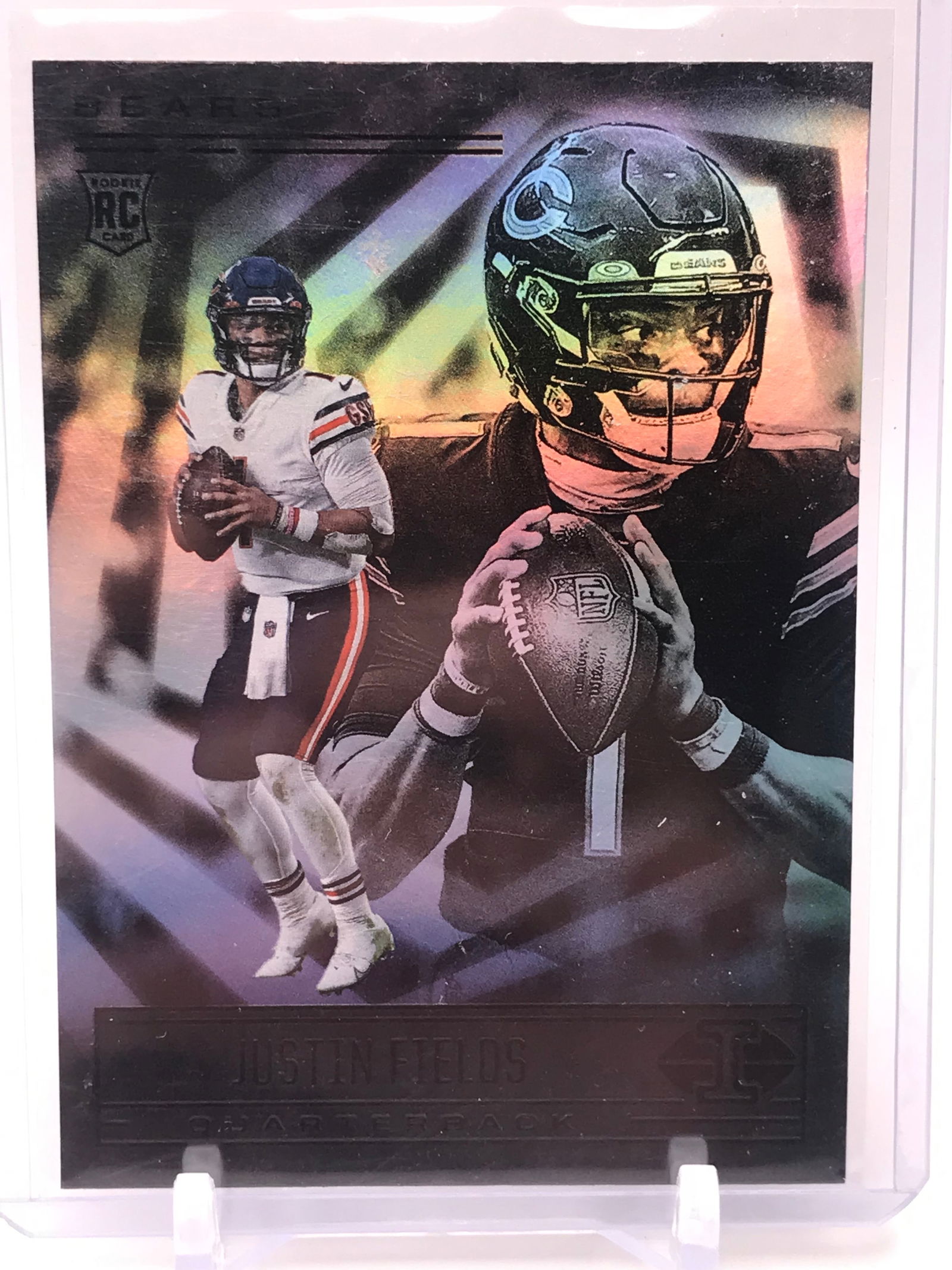 2021 PANINI ILLUSIONS JUSTIN FIELDS ROOKIE CARD (1 of 2)