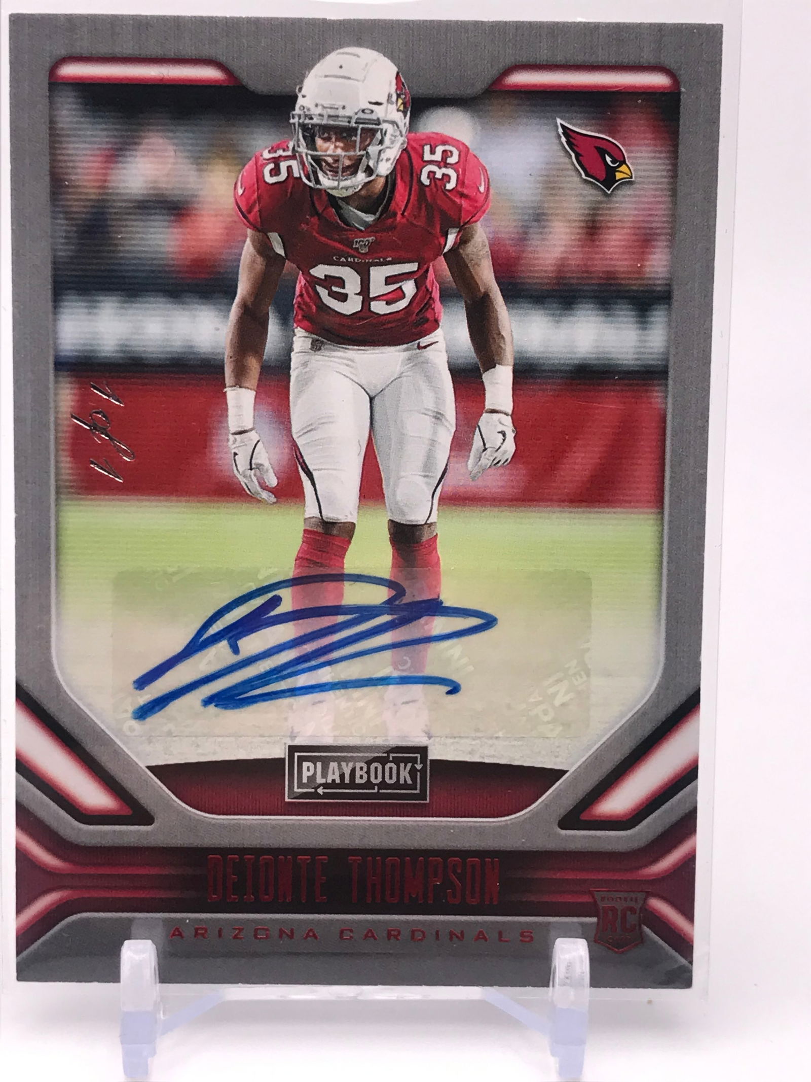 1 OF 1 DEONTE THOMPSON PANINI PLAYBOOK AUTO (1 of 2)