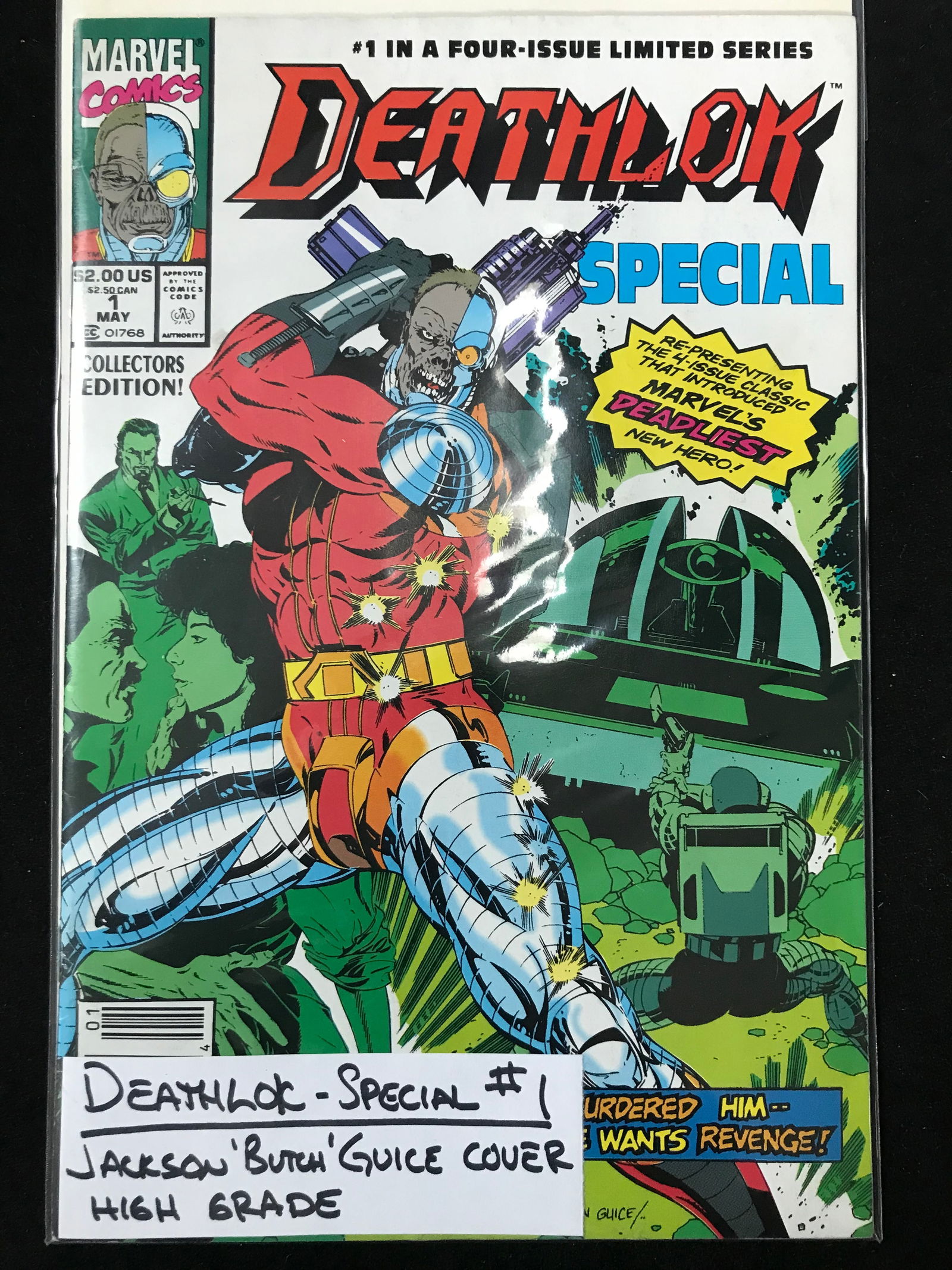 MARVEL COMICS NO.1 DEATHLOK (JACKSON BUTCH GUILE COVER) (1 of 1)