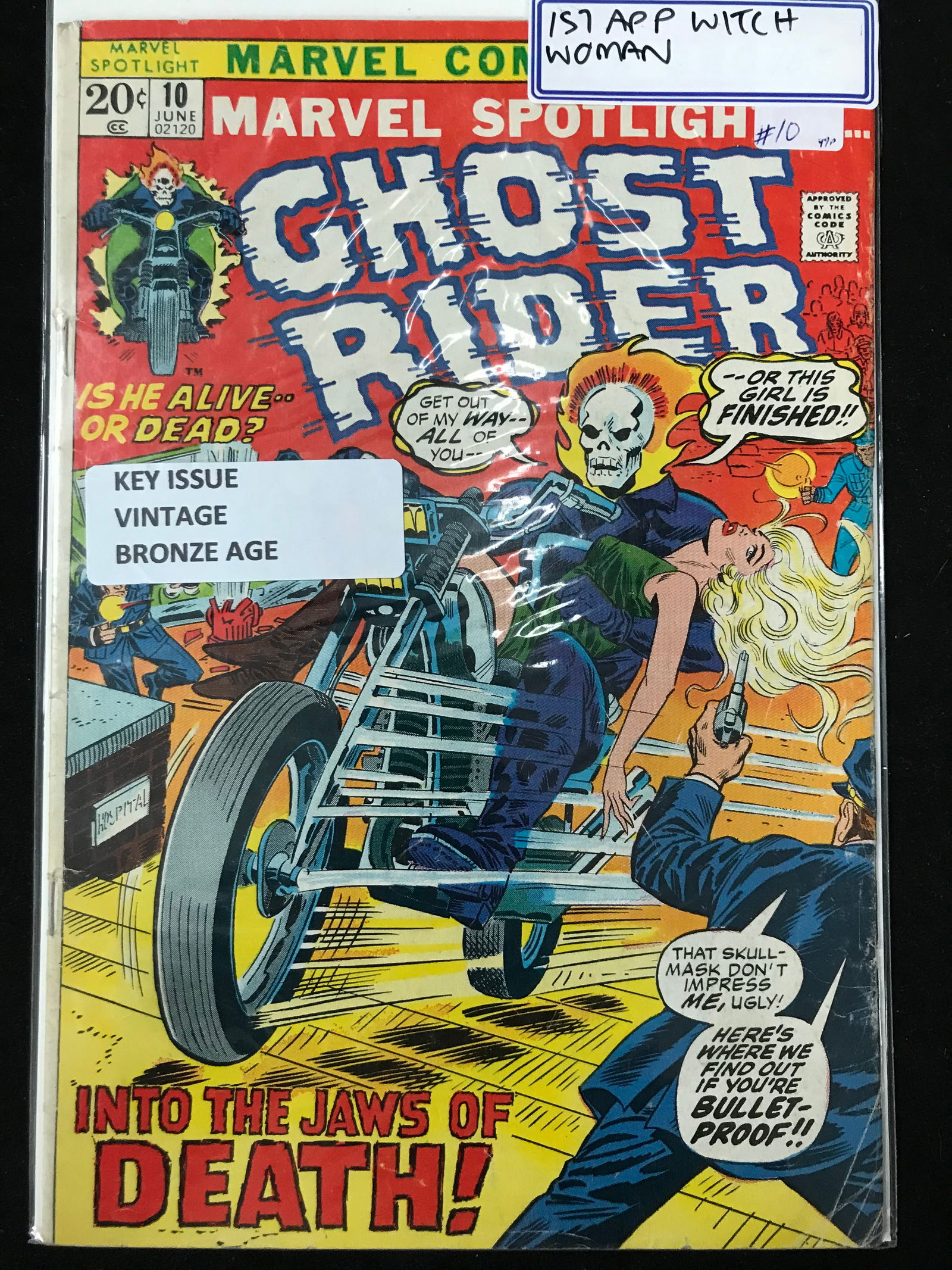 MARVEL COMICS NO.10 GHOST RIDER (1ST APP WITCH WOMAN) (1 of 1)