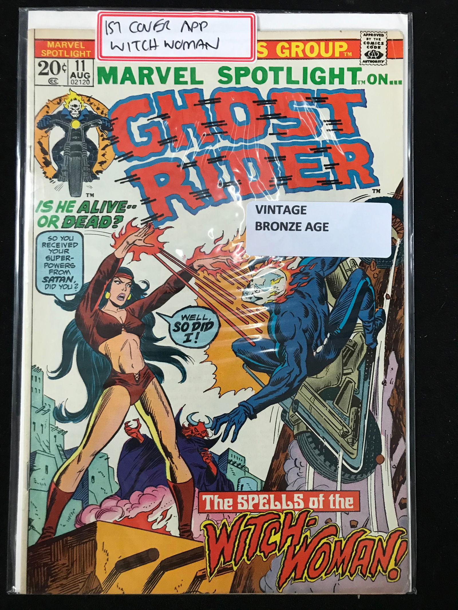 MARVEL COMICS NO.11 GHOST RIDER (VINTAGE BRONZE AGE) (1 of 1)