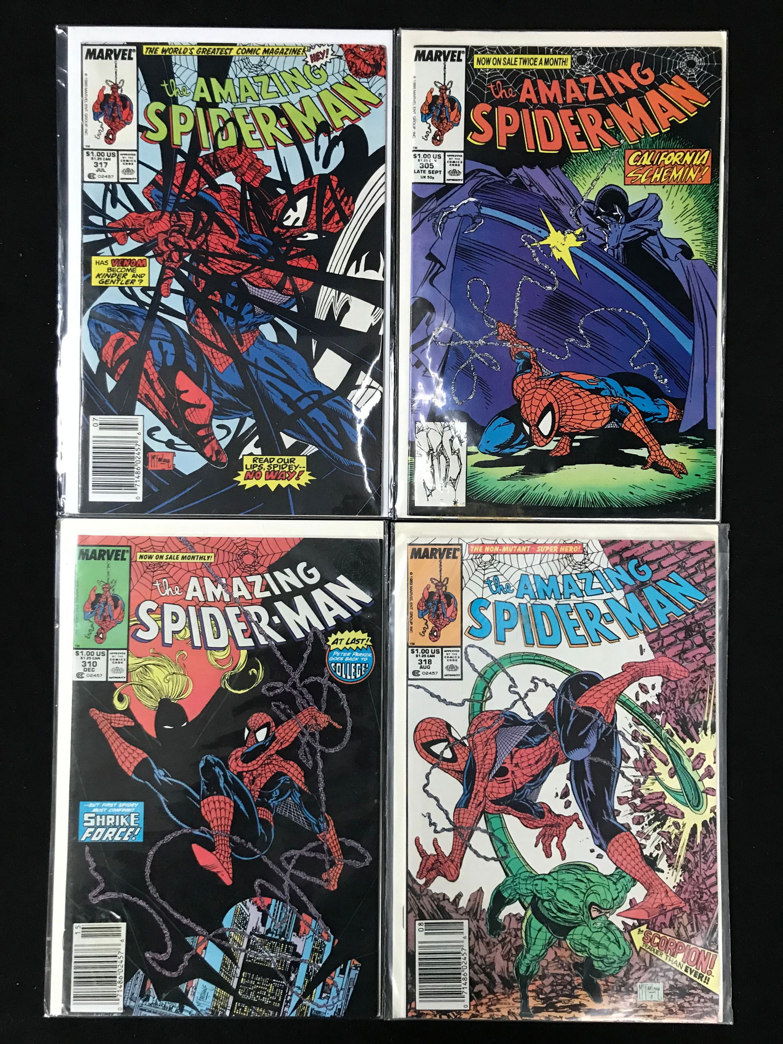 LOT OF THE AMAZING SPIDERMAN COMICS (MARVEL COMICS) (1 of 1)