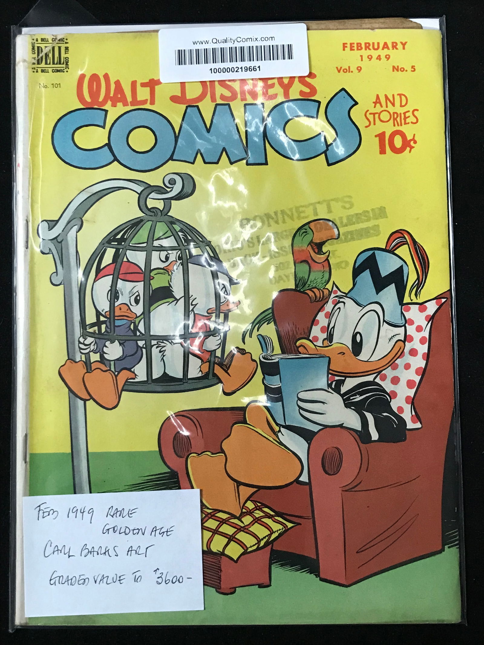 DELL COMICS NO.5 WALT DISNEYS COMICS AND STORIES (RARE VINTAGE GOLDEN AGE) (1 of 1)