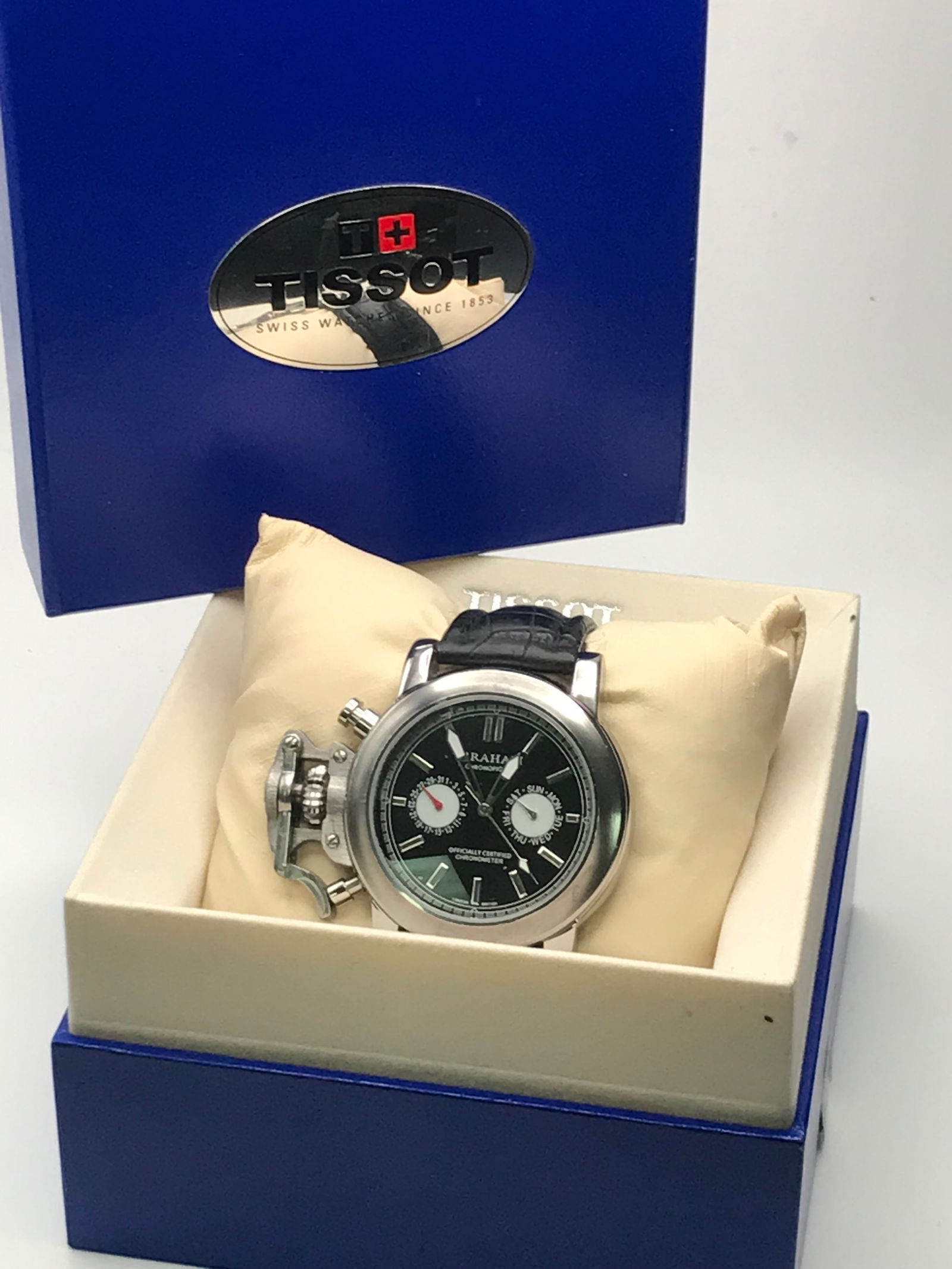 MENS TISSOT WRIST WATCH IN ORIGINAL BOX (1 of 4)