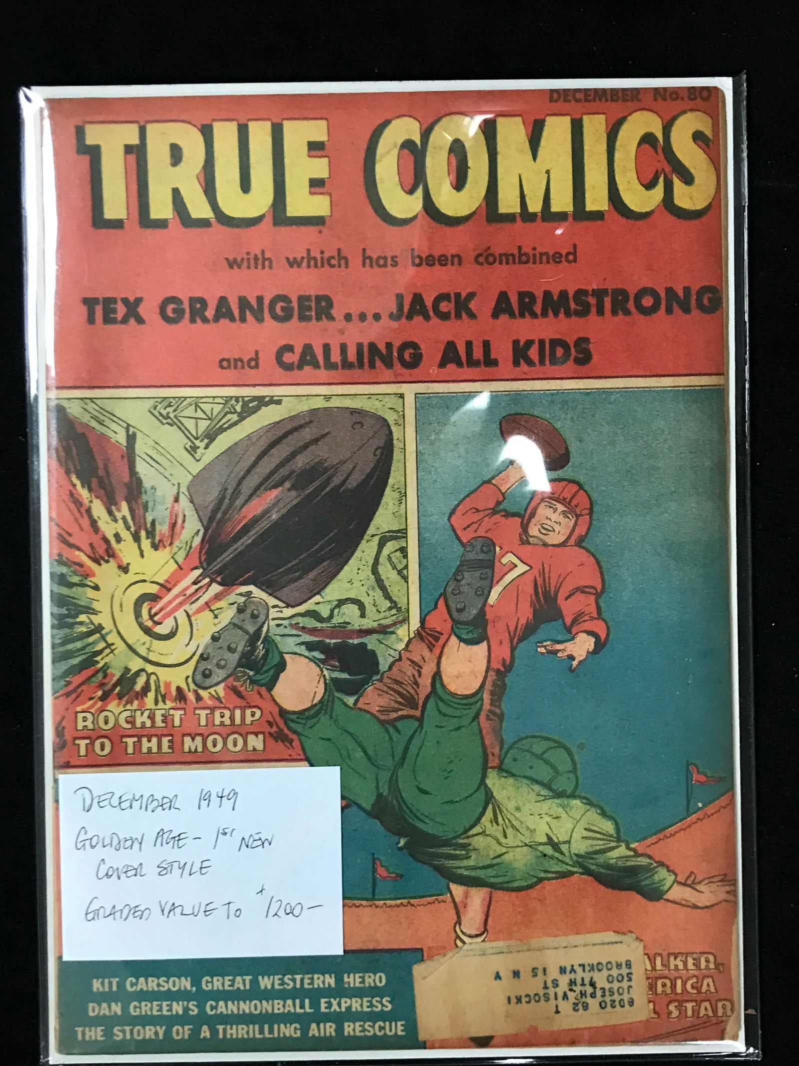 TRUE COMICS NO.80 (VINTAGE GOLDEN AGE) (1 of 1)