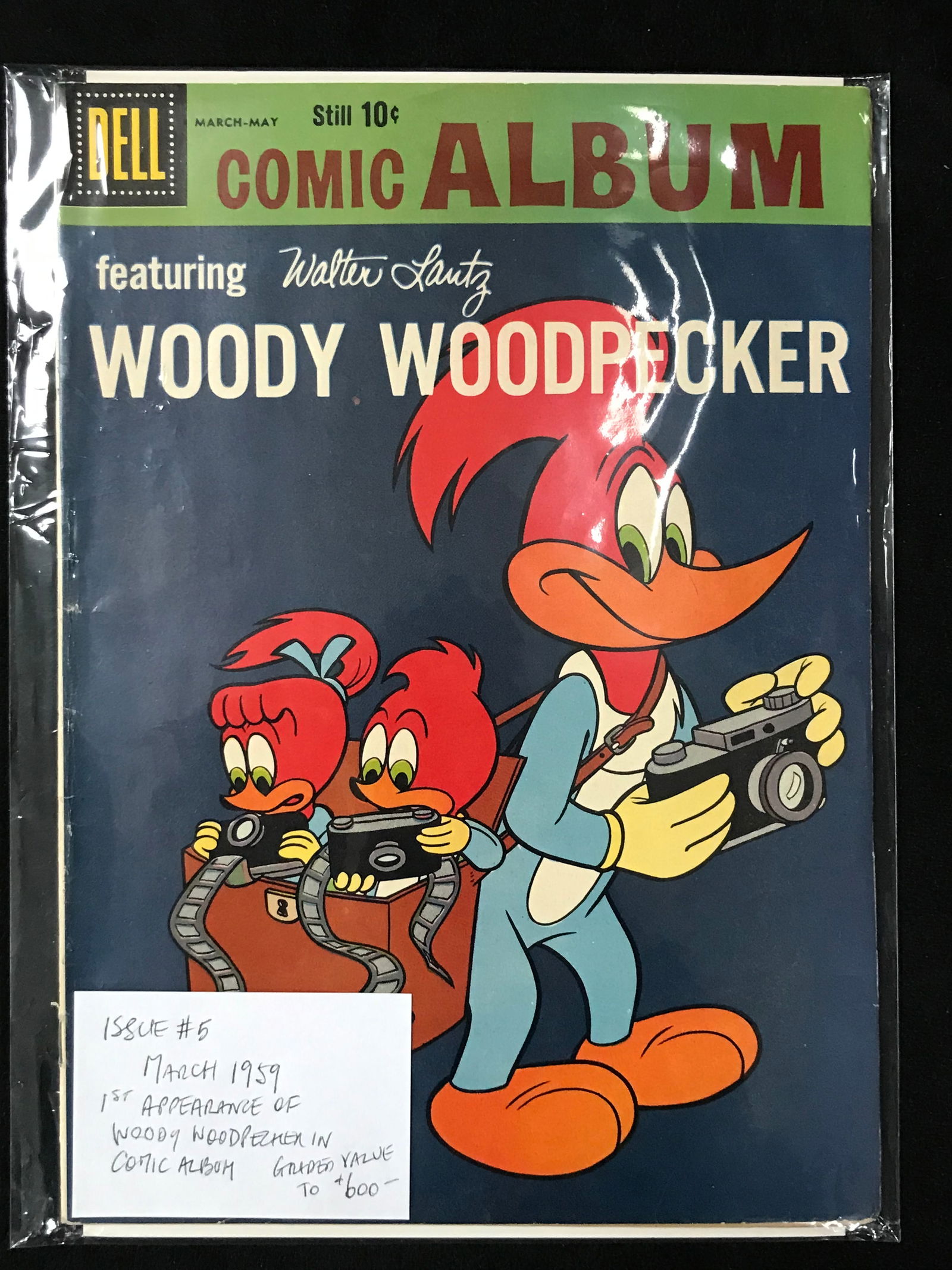 DELL COMICS NO.5 COMIC ALBUM FEAT WOODY WOODPECKER (1ST APP WOODY WOODPECKER) (1 of 1)