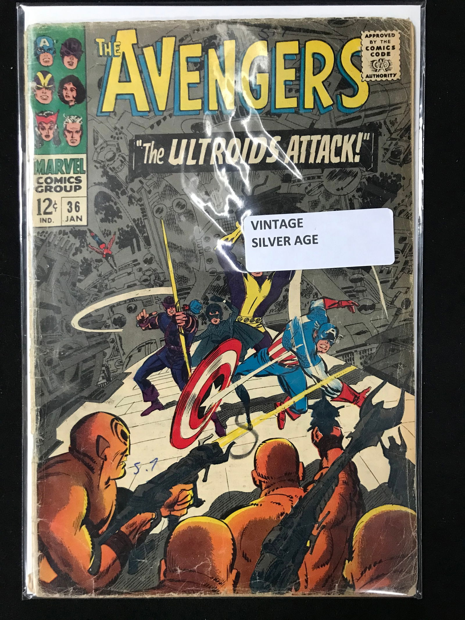 MARVEL COMICS NO.36 THE AVENGERS (VINTAGE SILVER AGE) (1 of 1)