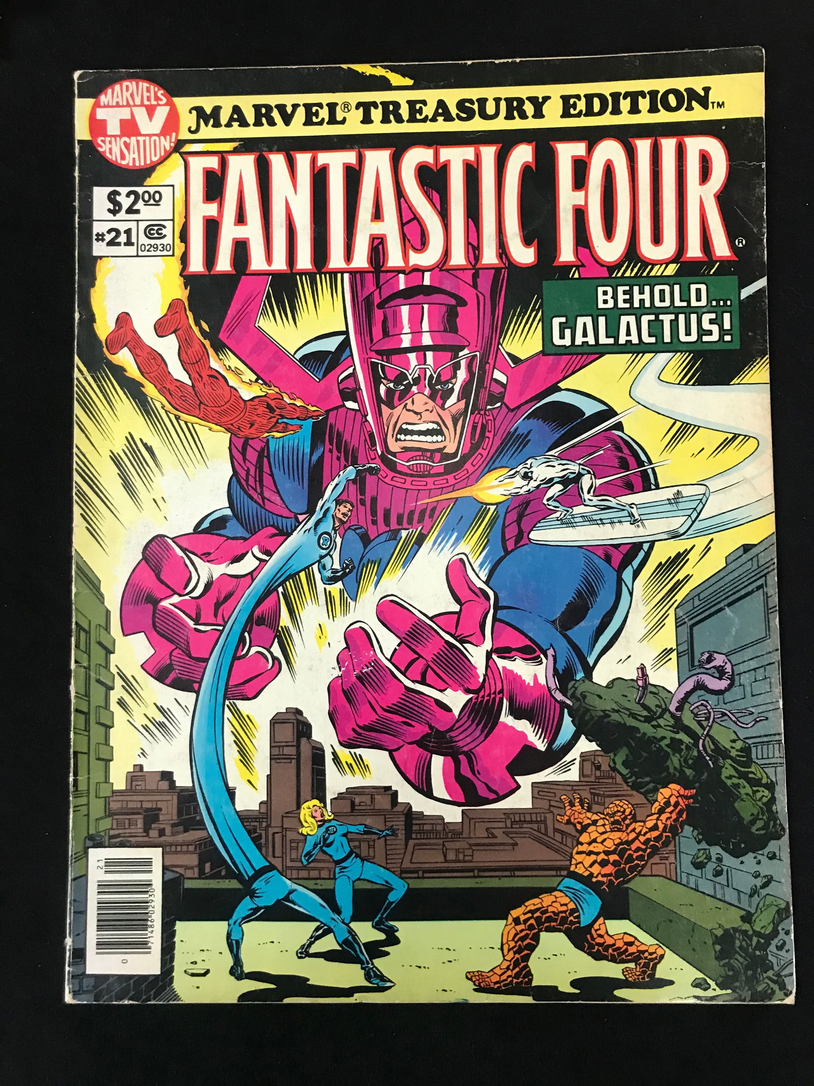 MARVEL COMICS TREASURY EDITION FANTASTIC FOUR NO.21 (1 of 1)