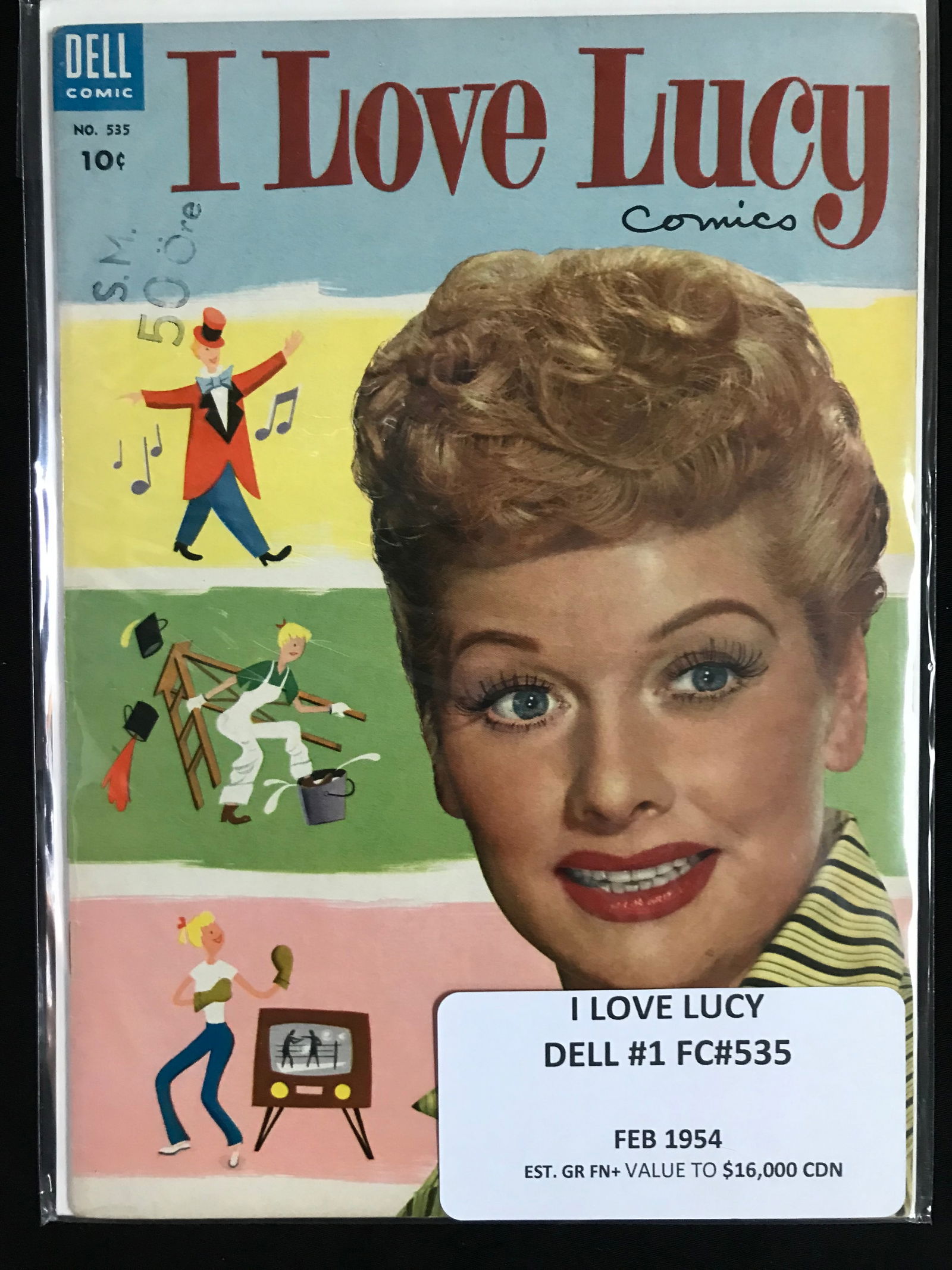 1954 DELL COMICS I LOVE LUCY NO.1 COMIC BOOK (HIGH GRADE) (1 of 1)