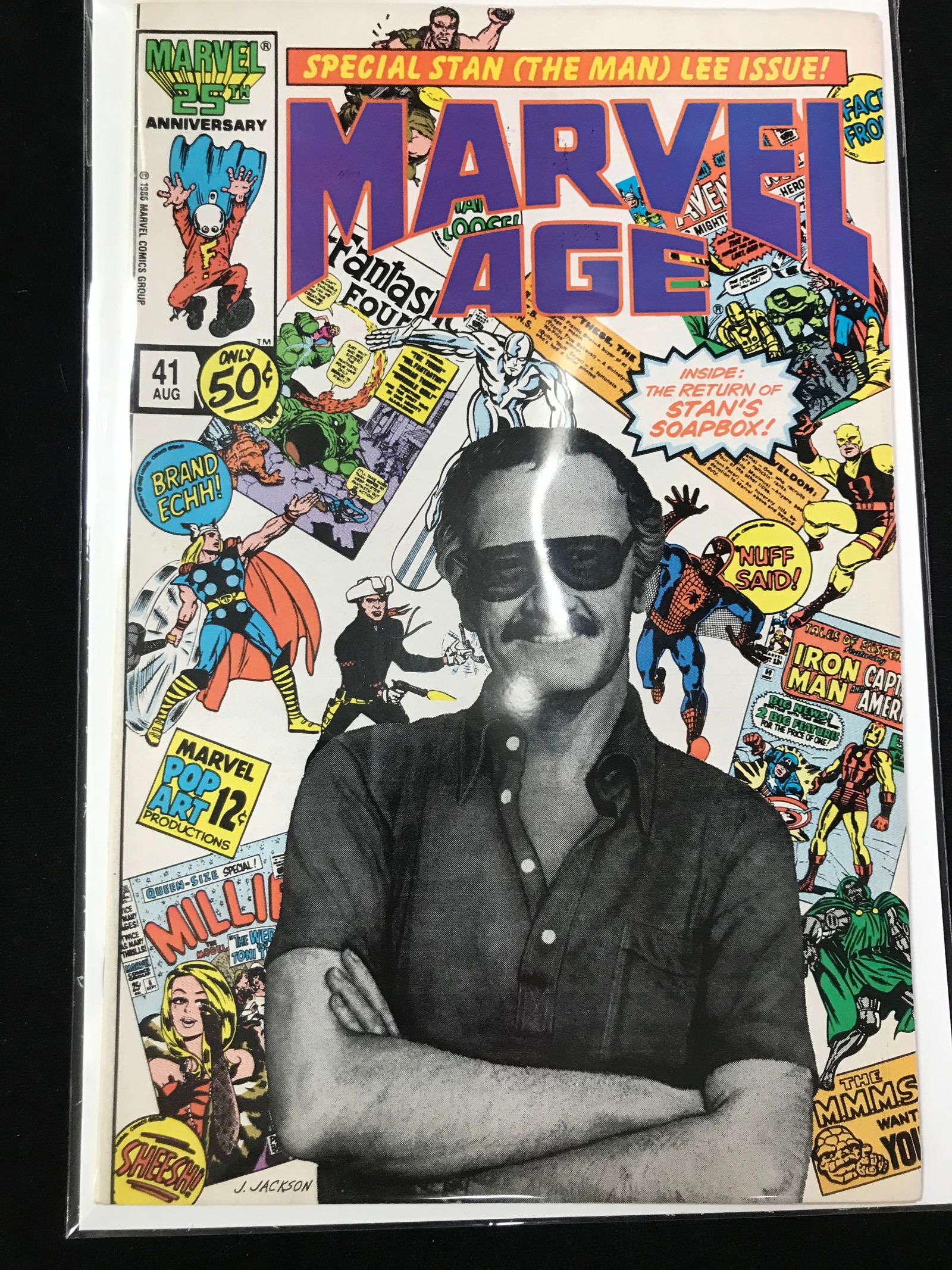 MARVEL COMICS MARVEL AGE NO.41 STAN LEE COVER (1 of 1)