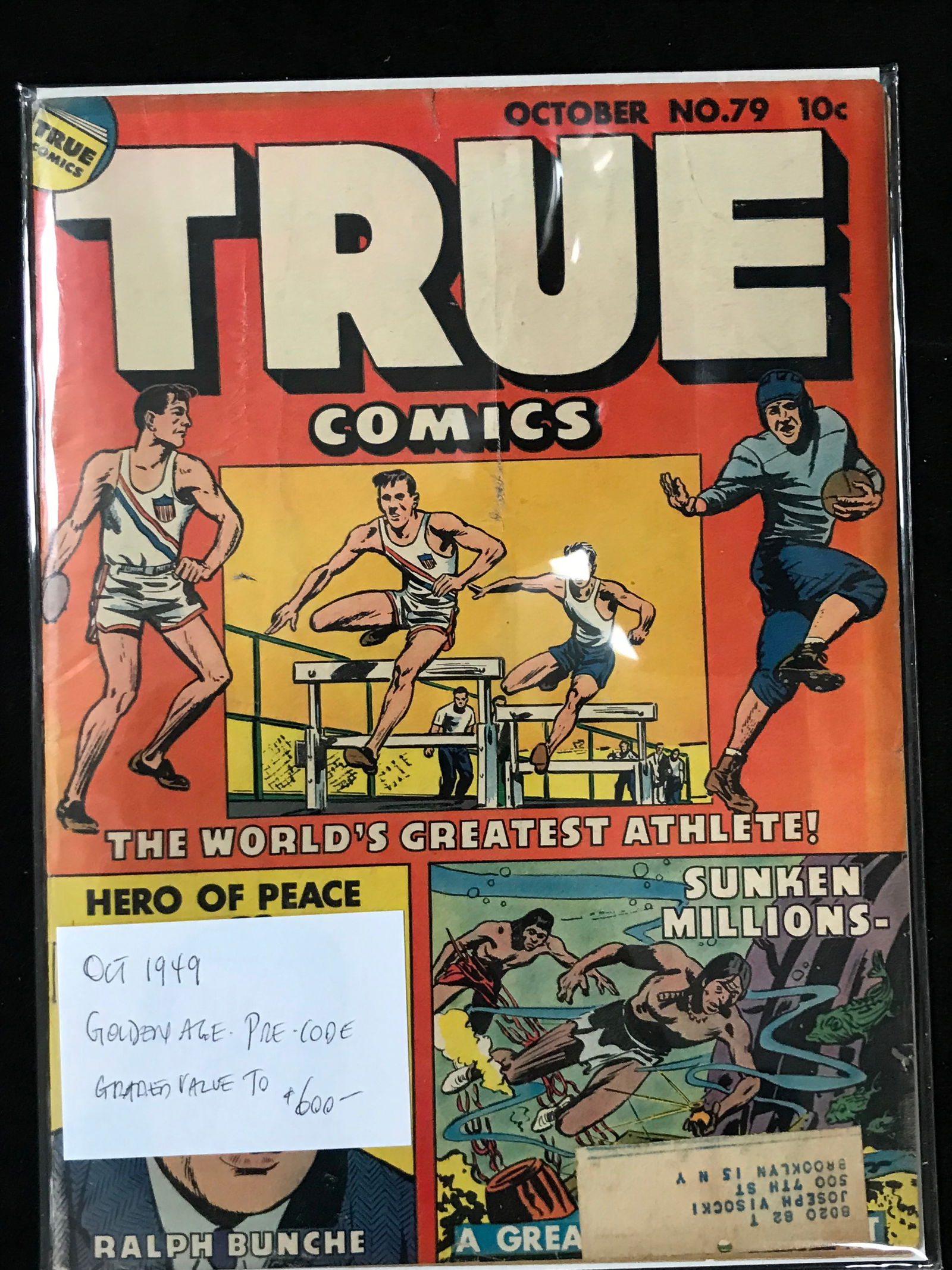 1949 TRUE COMICS NO.79 PRE CODE (1 of 1)