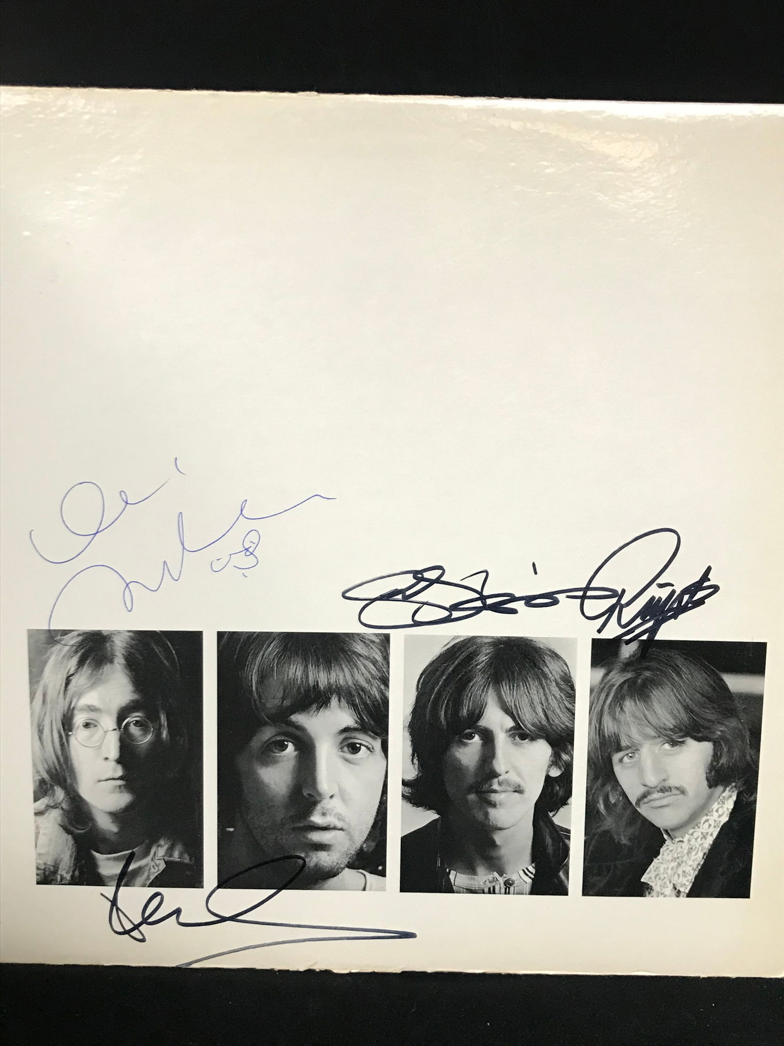 THE BEATLES WHITE ALBUM BAND SIGNED VINYL RECORD WITH SERIAL NUMBER (PREMIER AUTHENTICS COA) (1 of 5)