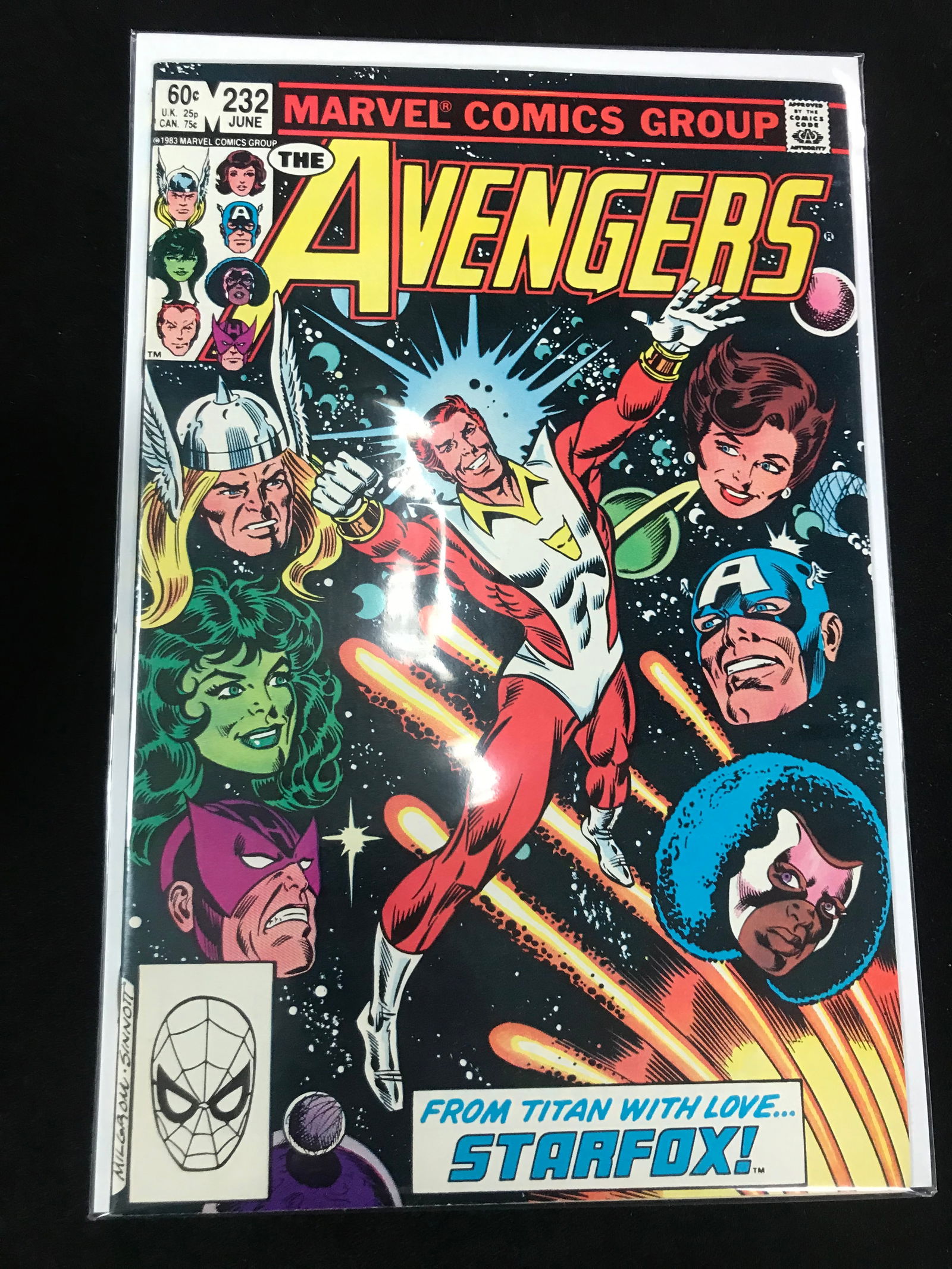 MARVEL COMICS NO.232 THE AVENGERS (1 of 1)