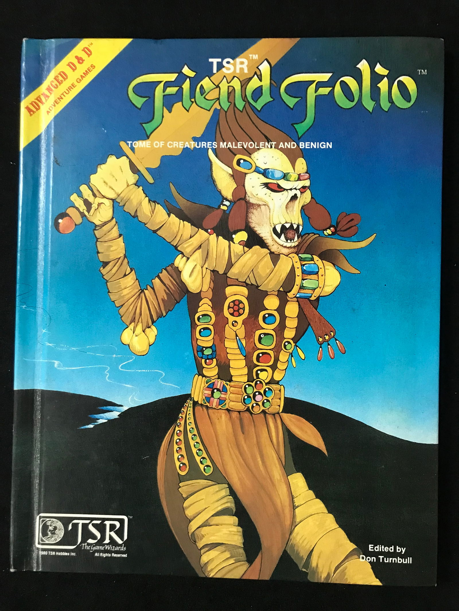 VINTAGE ADVANCED DUNGEONS AND DRAGONS TSR FIEND FOLIO (1 of 1)