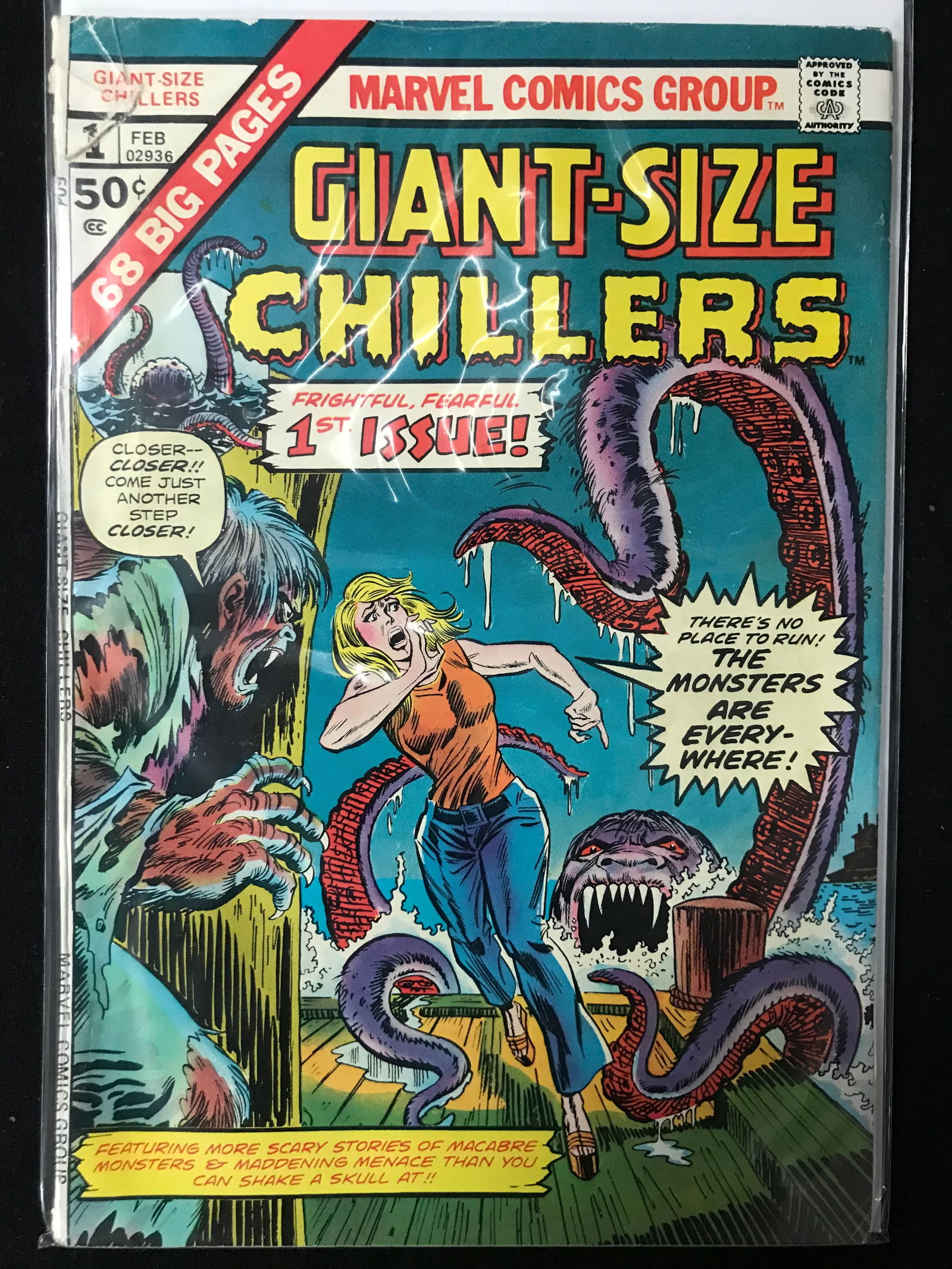 MARVEL COMICS GIANT SIZE CHILLERS NO.1 (1 of 1)