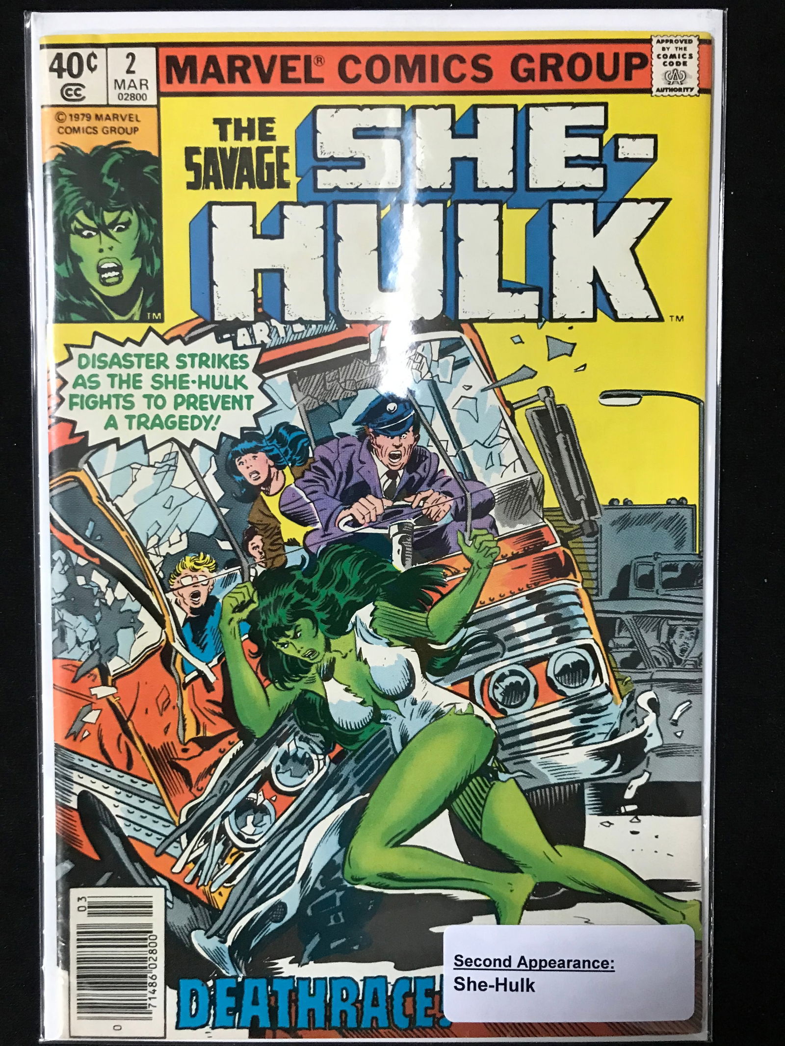 MARVEL COMICS SHE HULK NO.2 (1 of 1)