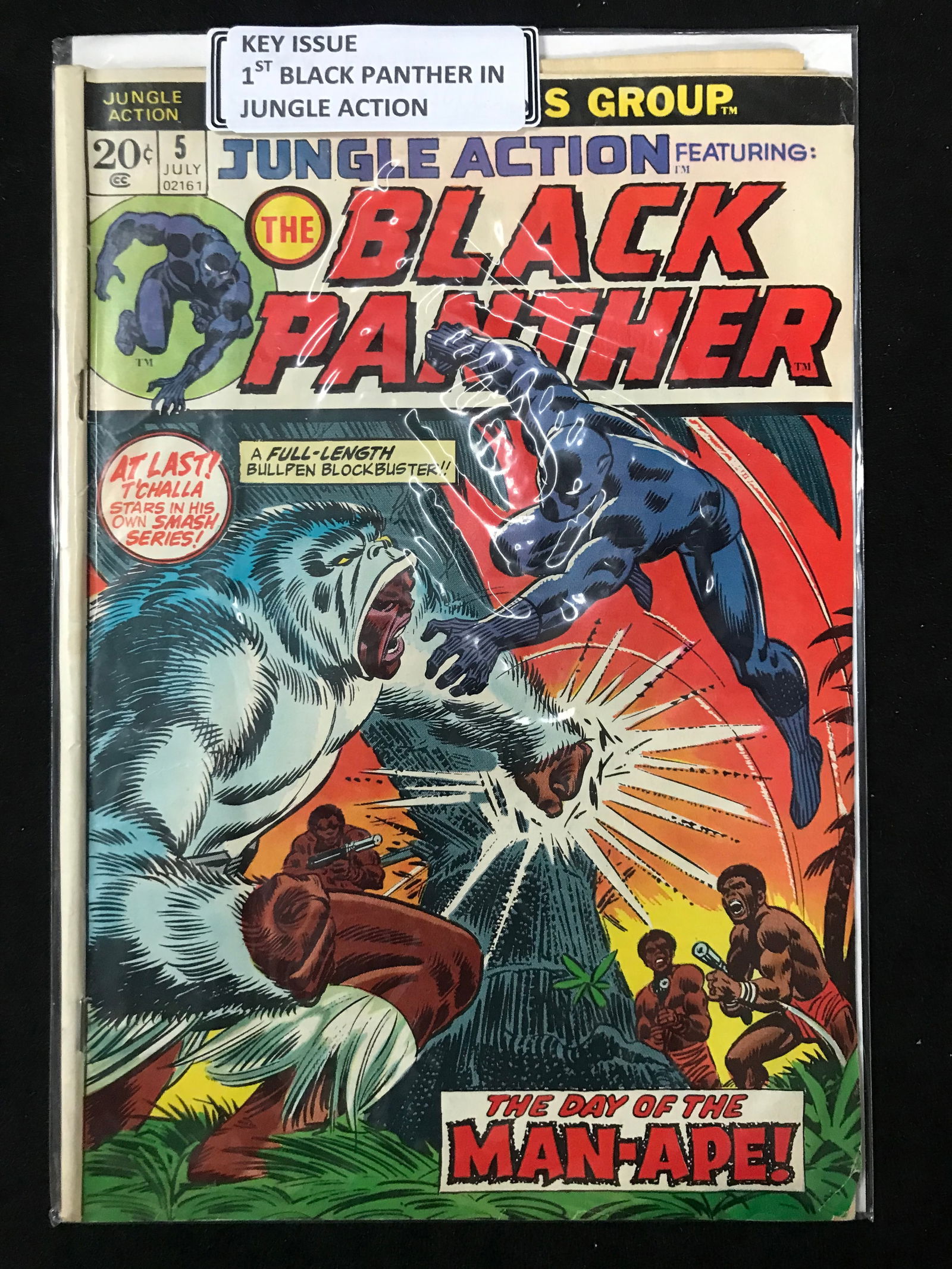 MARVEL COMICS NO.5 THE BLACK PANTHER (1ST BLACK PANTHER IN JUNGLE BOOK) (1 of 1)