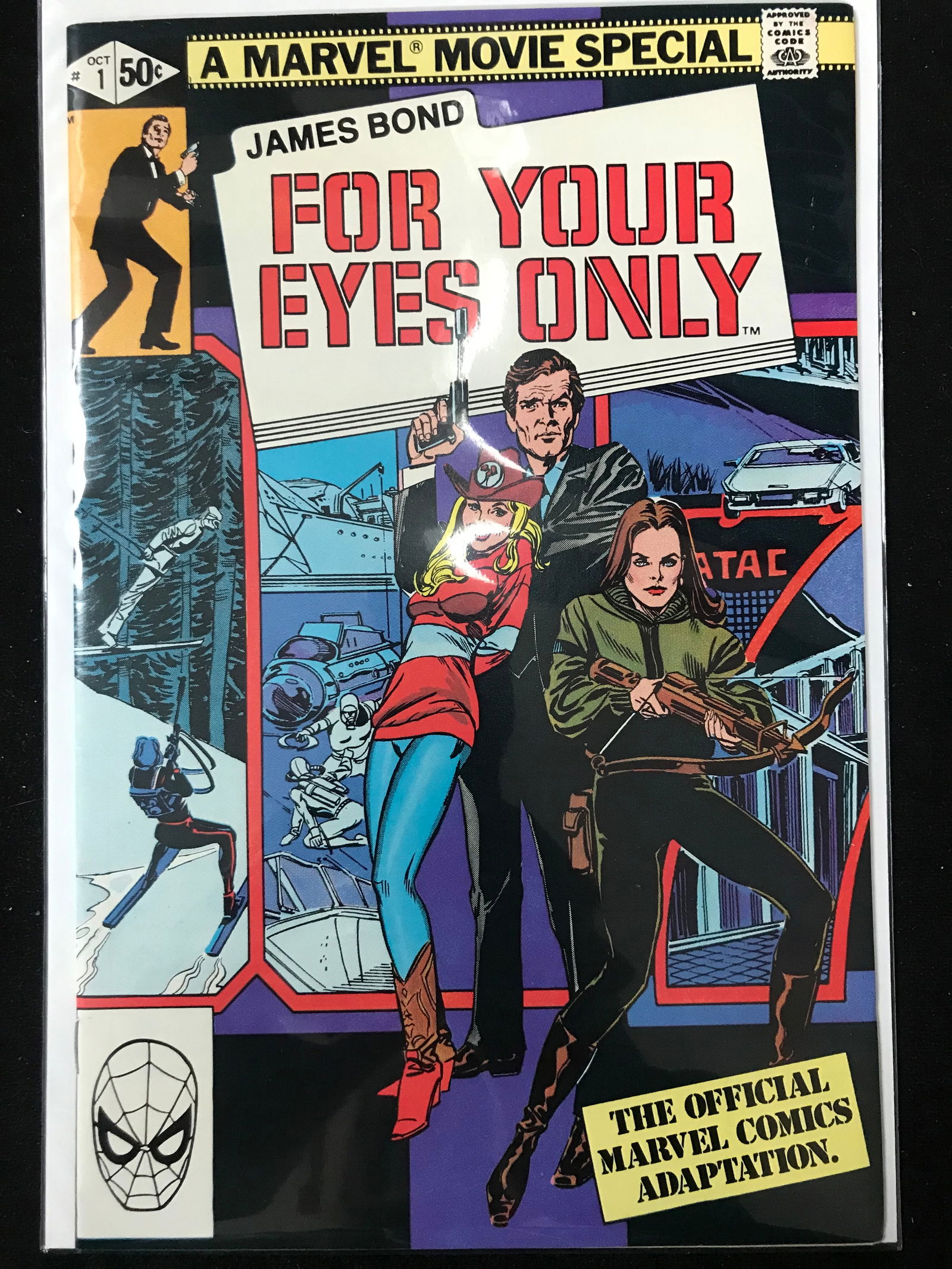 MARVEL COMICS NO.1 JAMES BOND FOR YOUR EYES ONLY (1 of 1)