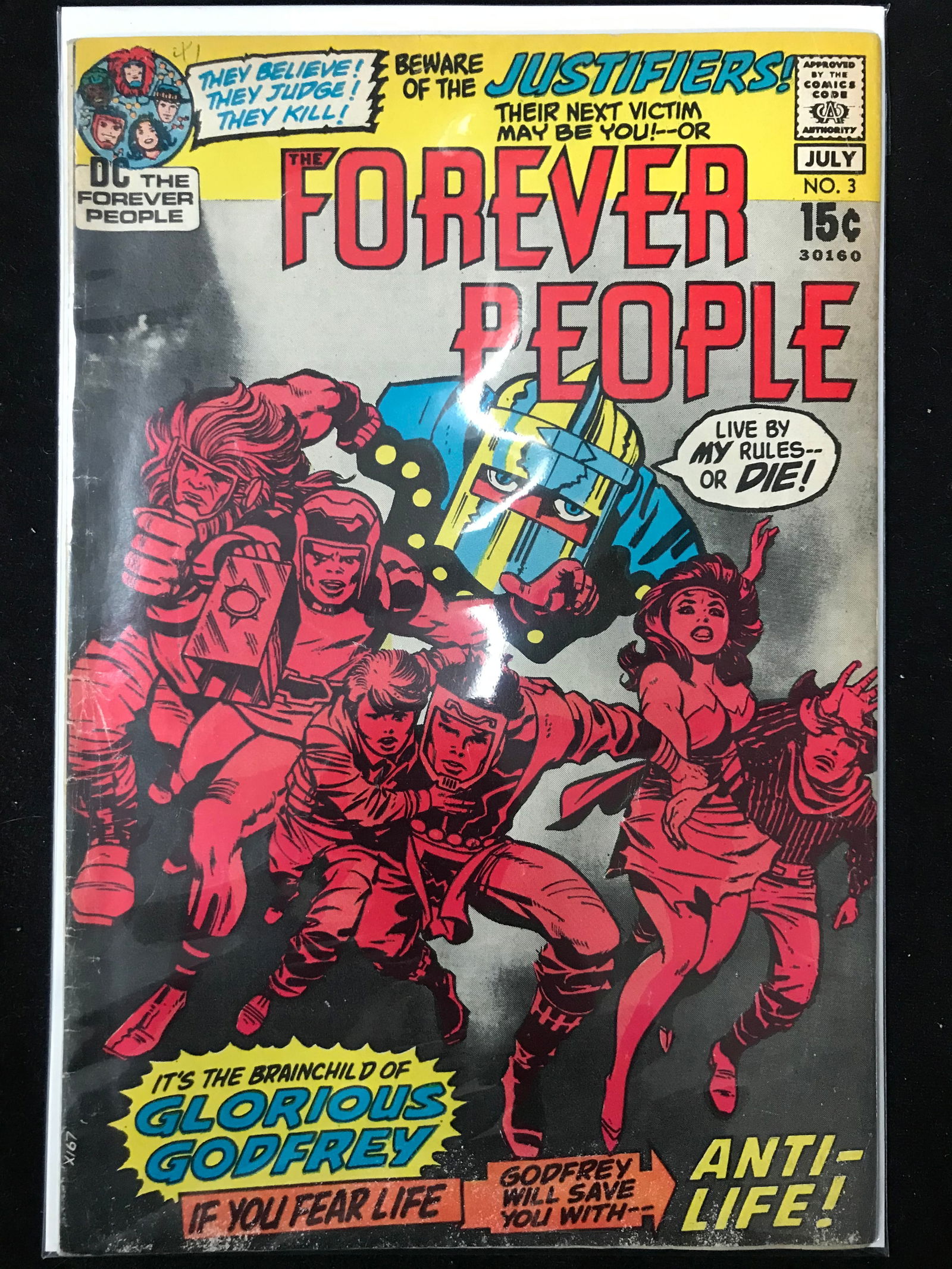 DC COMICS NO.3 FOREVER PEOPLE (1 of 1)