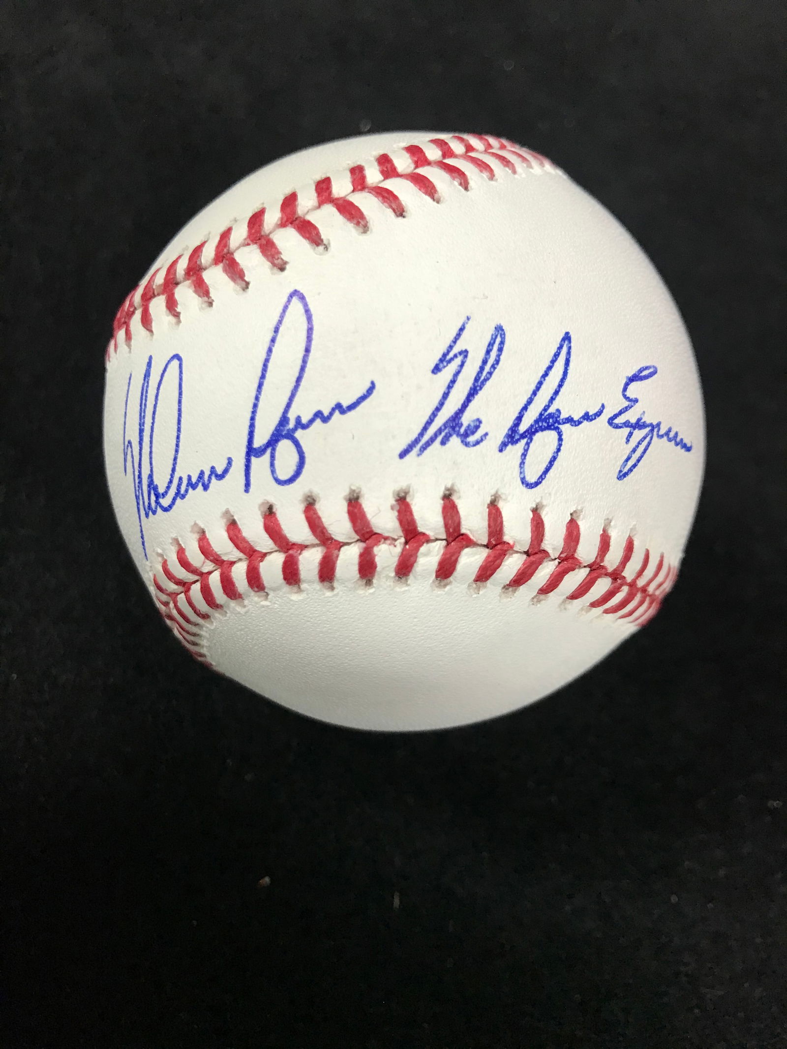 NOLAN RYAN SIGNED AND INSCRIBED BASEBALL "THE RYAN EXPRESS" BECKETT COA (1 of 2)