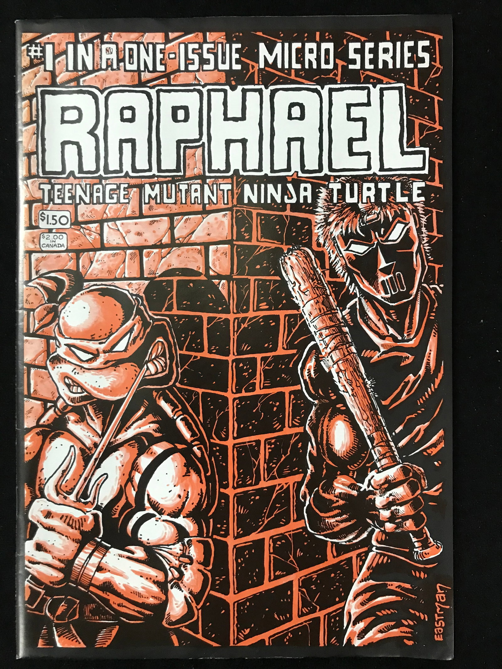 EASTMAN AND LAIRDS TEENAGE MUTANT NINJA TURTLES RAFAEL NO.1 (FIRST PRINTING): Prices are in Canadian dollars