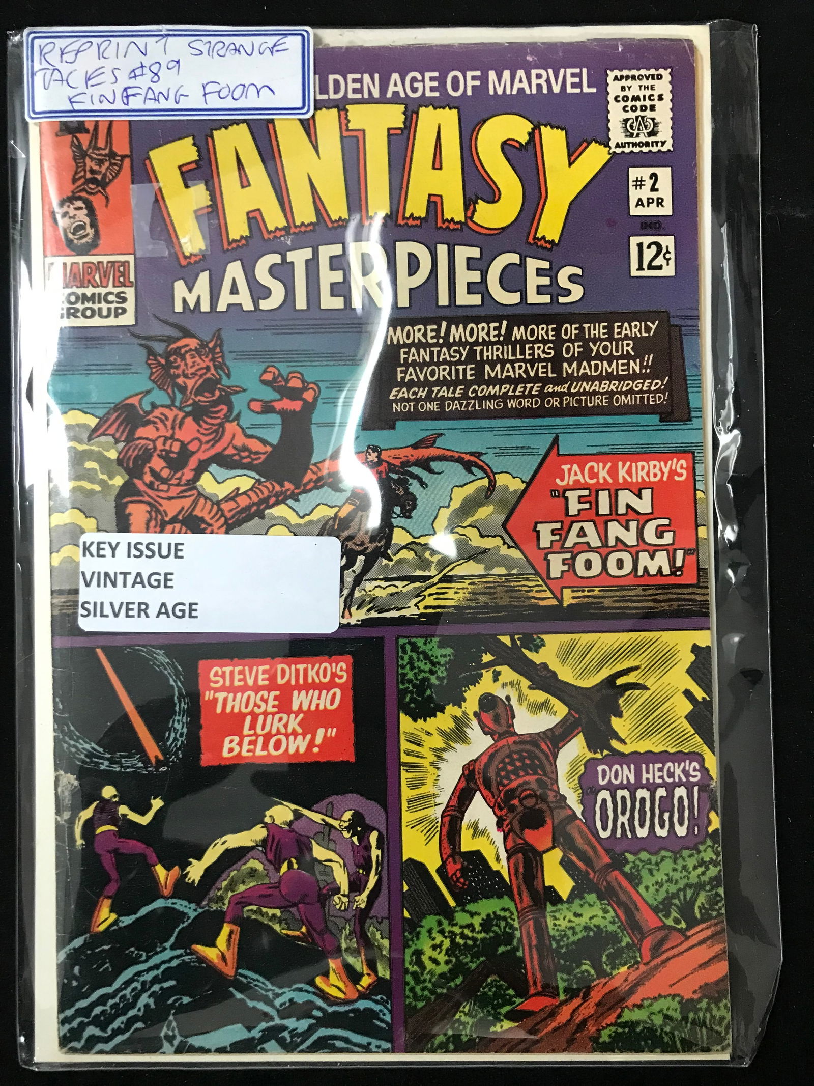 MARVEL COMICS NO.2 FANTASY MASTERPIECES (VINTAGE SILVER AGE) (1 of 1)