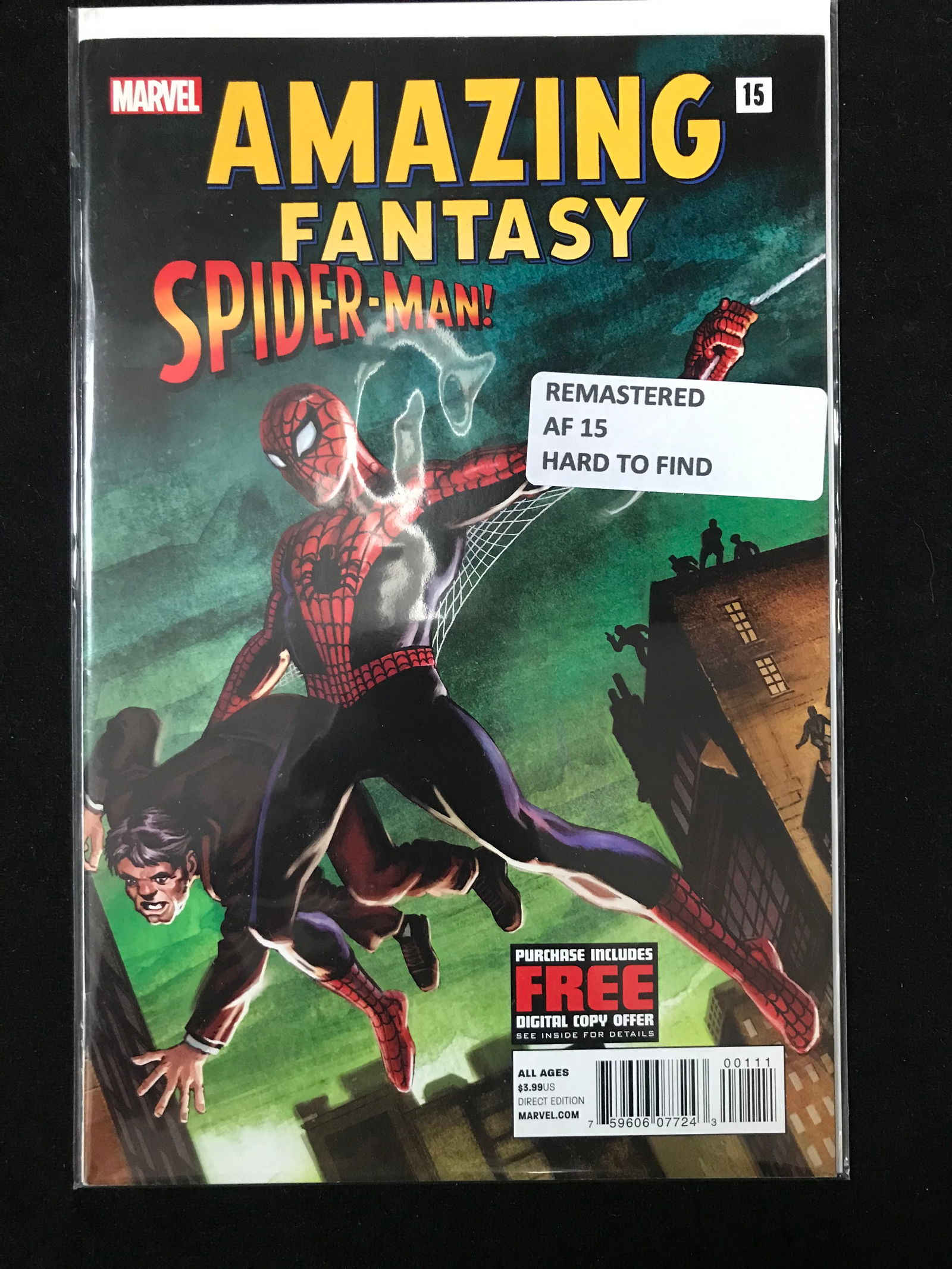 MARVEL COMICS NO.15 AMAZING FANTASTY SPIDERMAN (REMASTERED) (1 of 1)