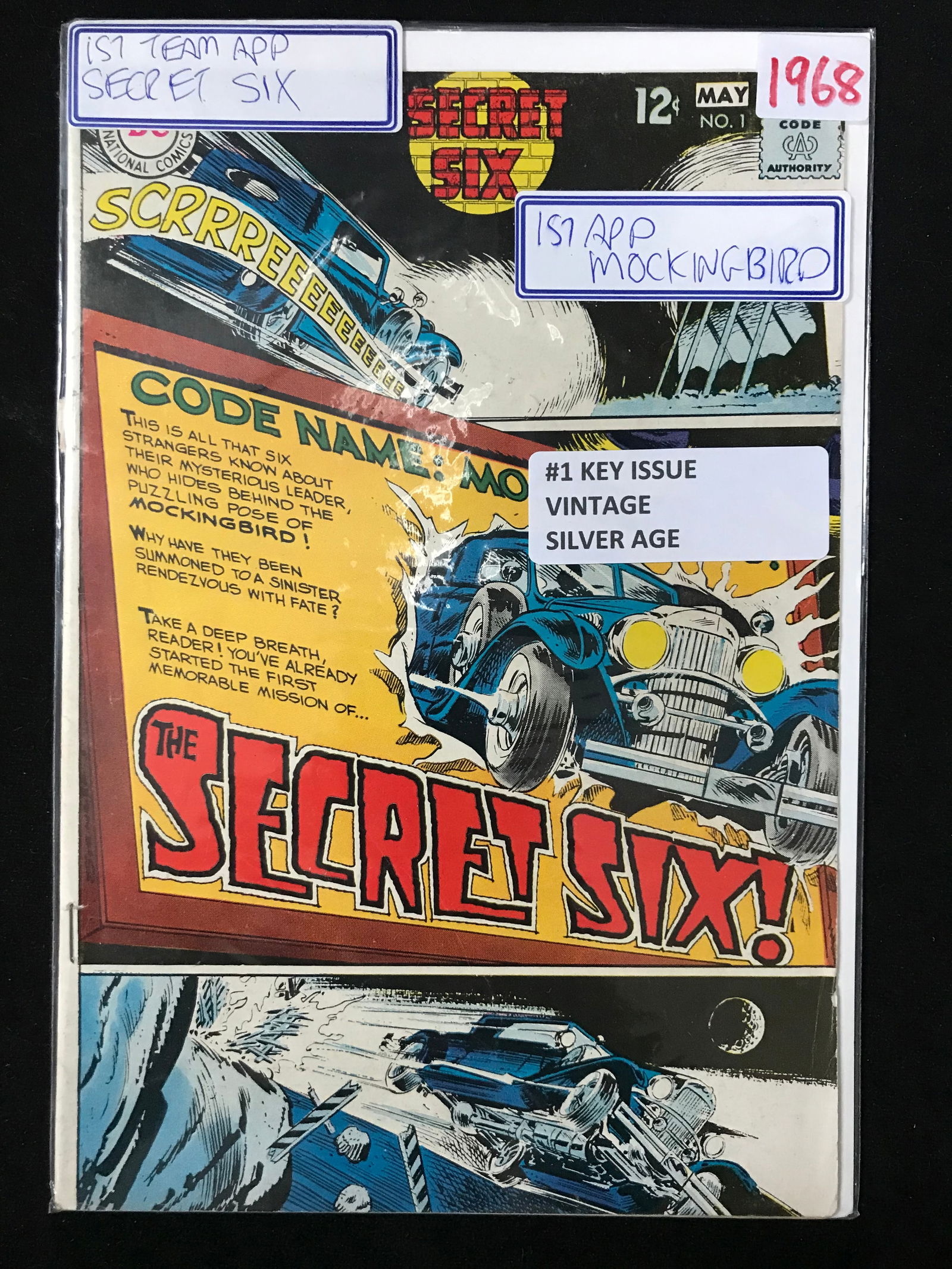 DC COMICS NO.1 THE SECRET SIX (VINTAGE SILVER AGE) (1 of 1)
