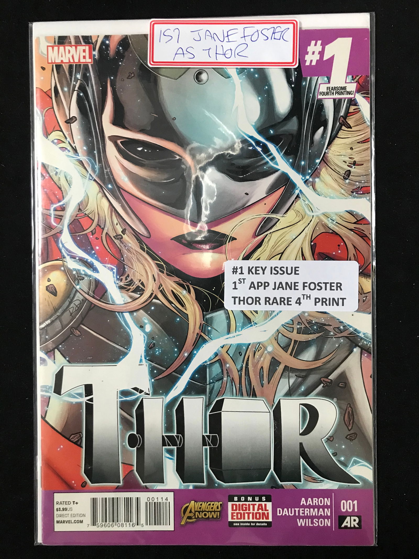 MARVEL COMICS NO.1 THOR (1ST JANE FOSTER AS THOR) (1 of 1)